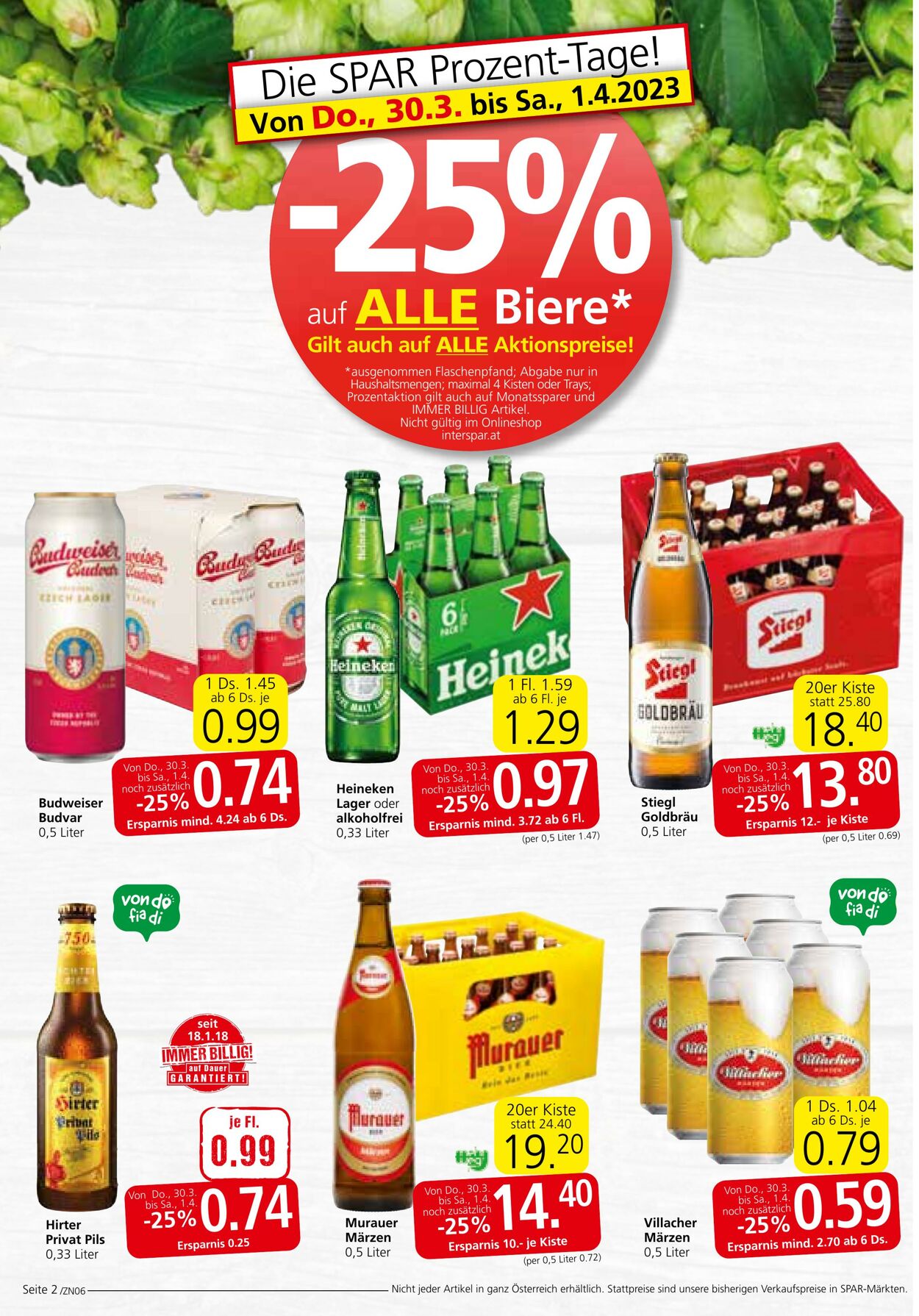 Prospekt Spar 30.03.2023 - 12.04.2023