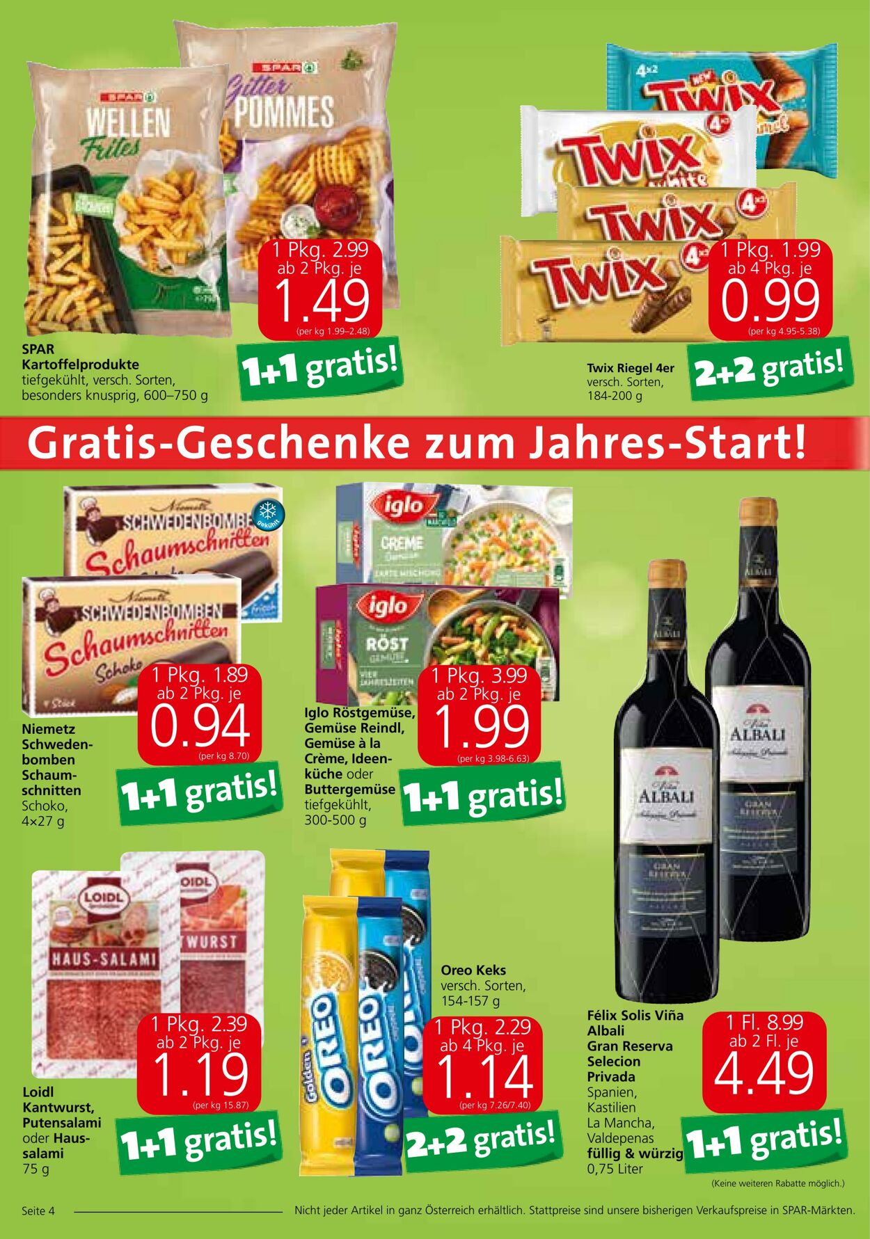 Prospekt Spar 26.01.2023 - 01.02.2023