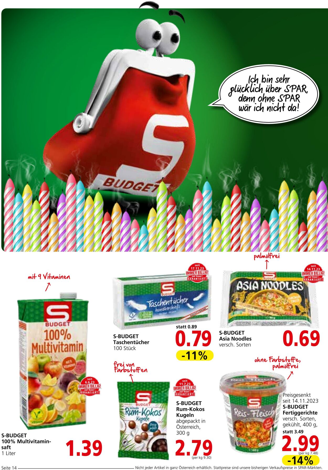 Prospekt Spar 25.01.2024 - 31.01.2024