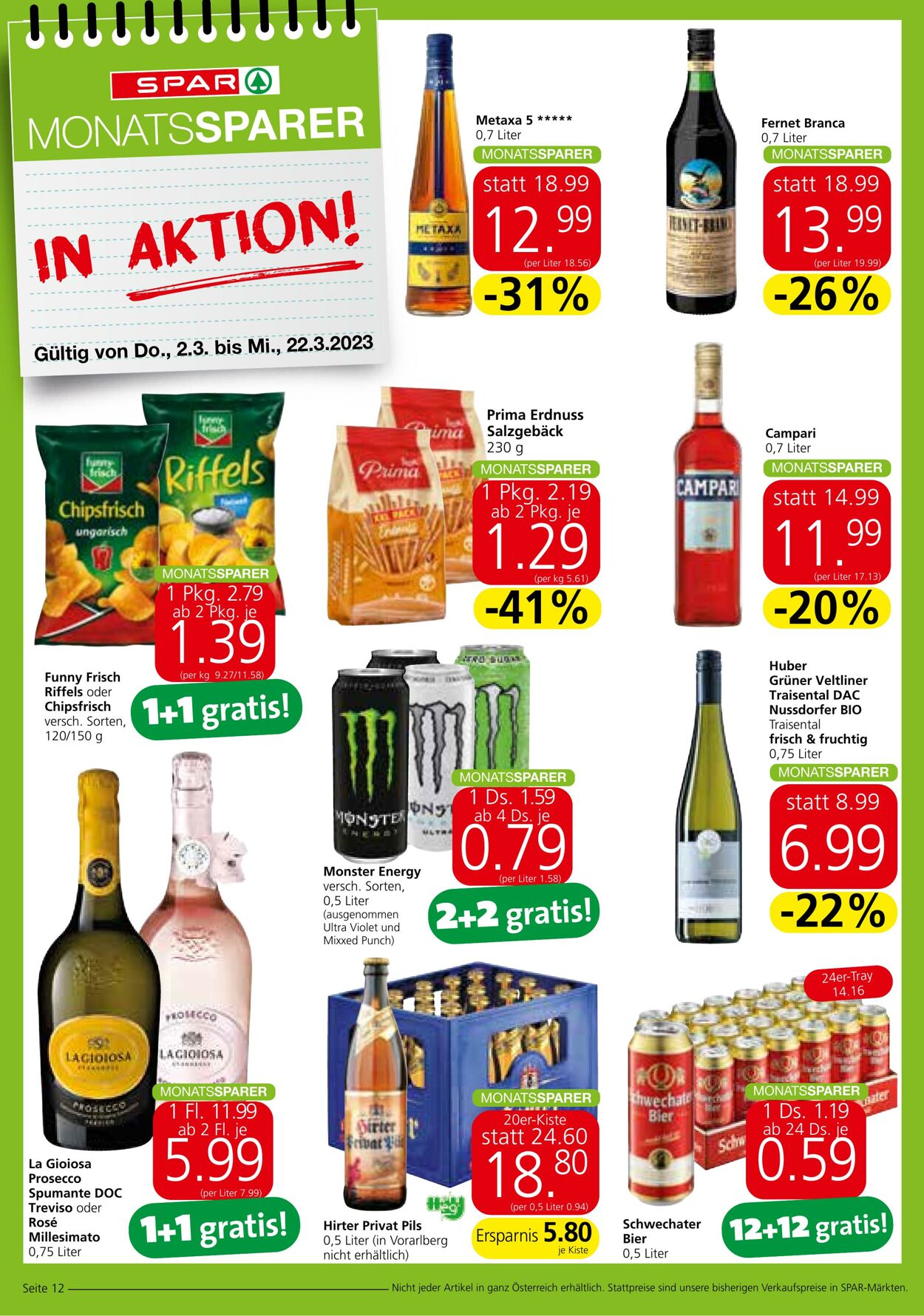 Prospekt Spar 02.03.2023 - 15.03.2023