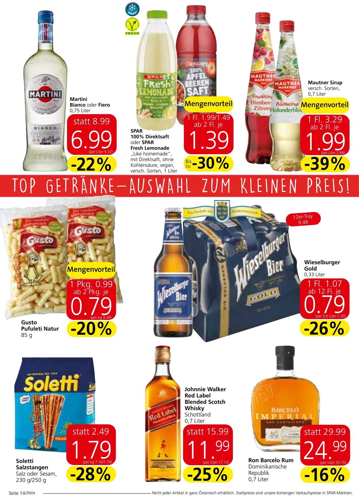 Prospekt Spar 14.07.2022 - 27.07.2022