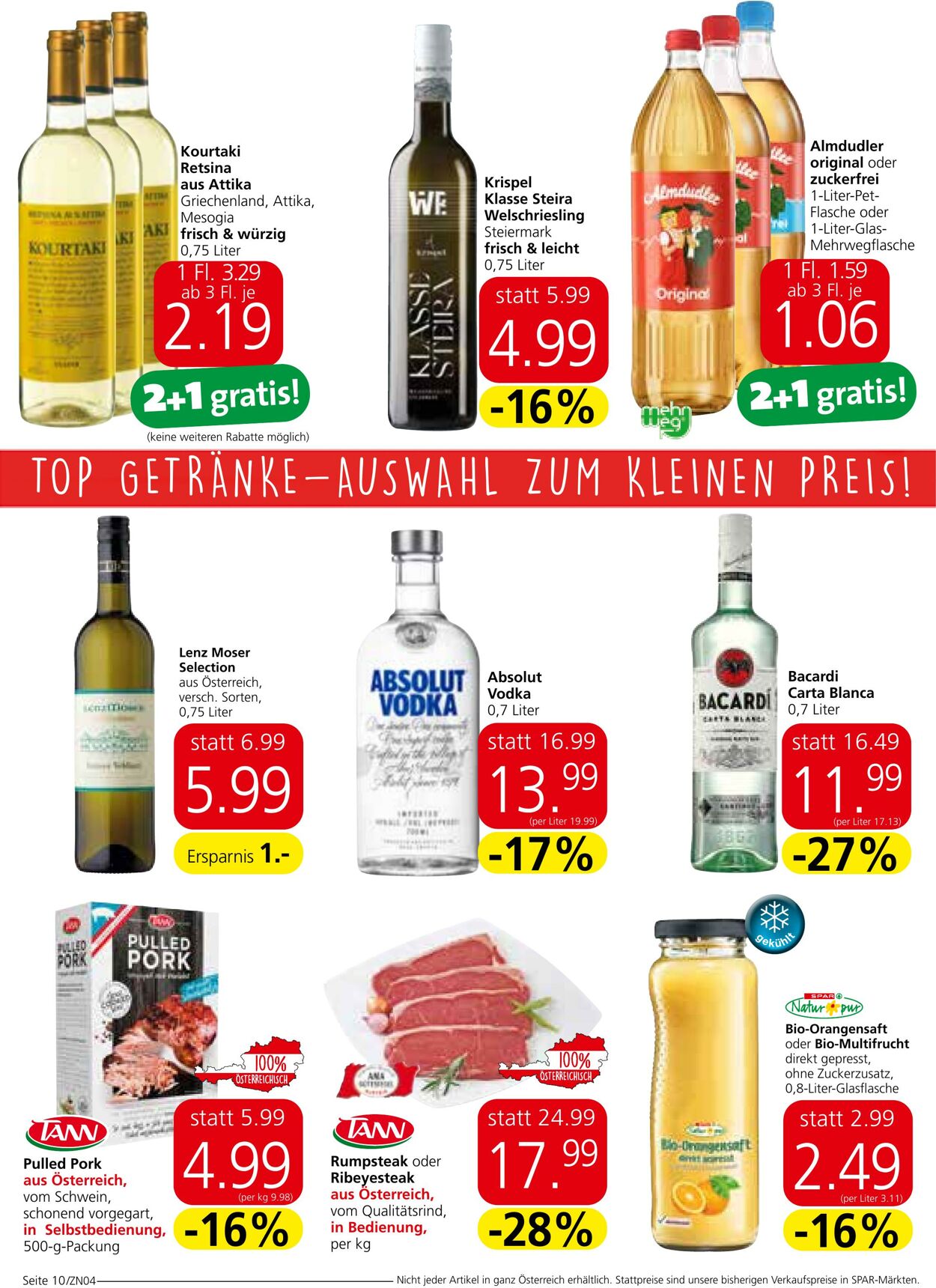 Prospekt Spar 11.08.2022 - 24.08.2022