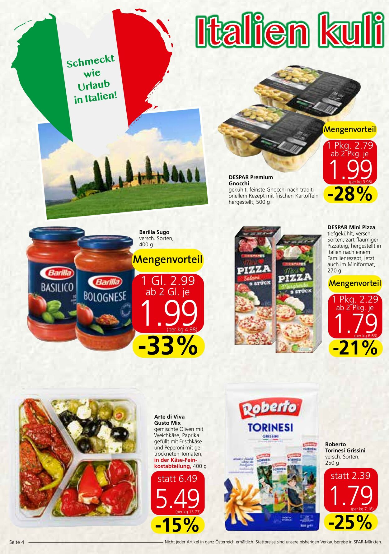 Prospekt Spar 22.09.2022 - 05.10.2022