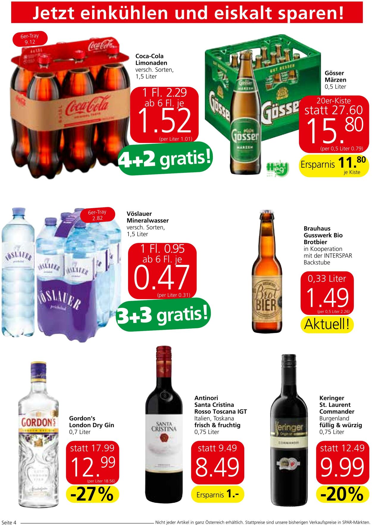 Prospekt Spar 26.09.2024 - 02.10.2024