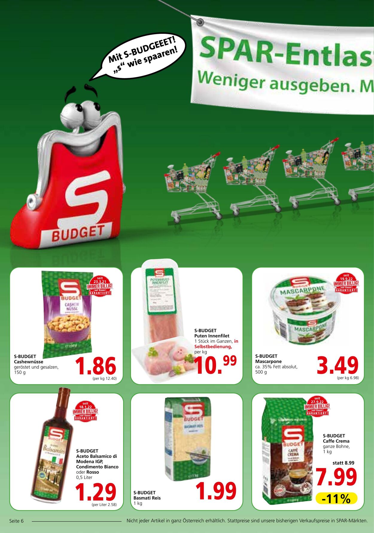 Prospekt Spar 27.10.2022 - 02.11.2022