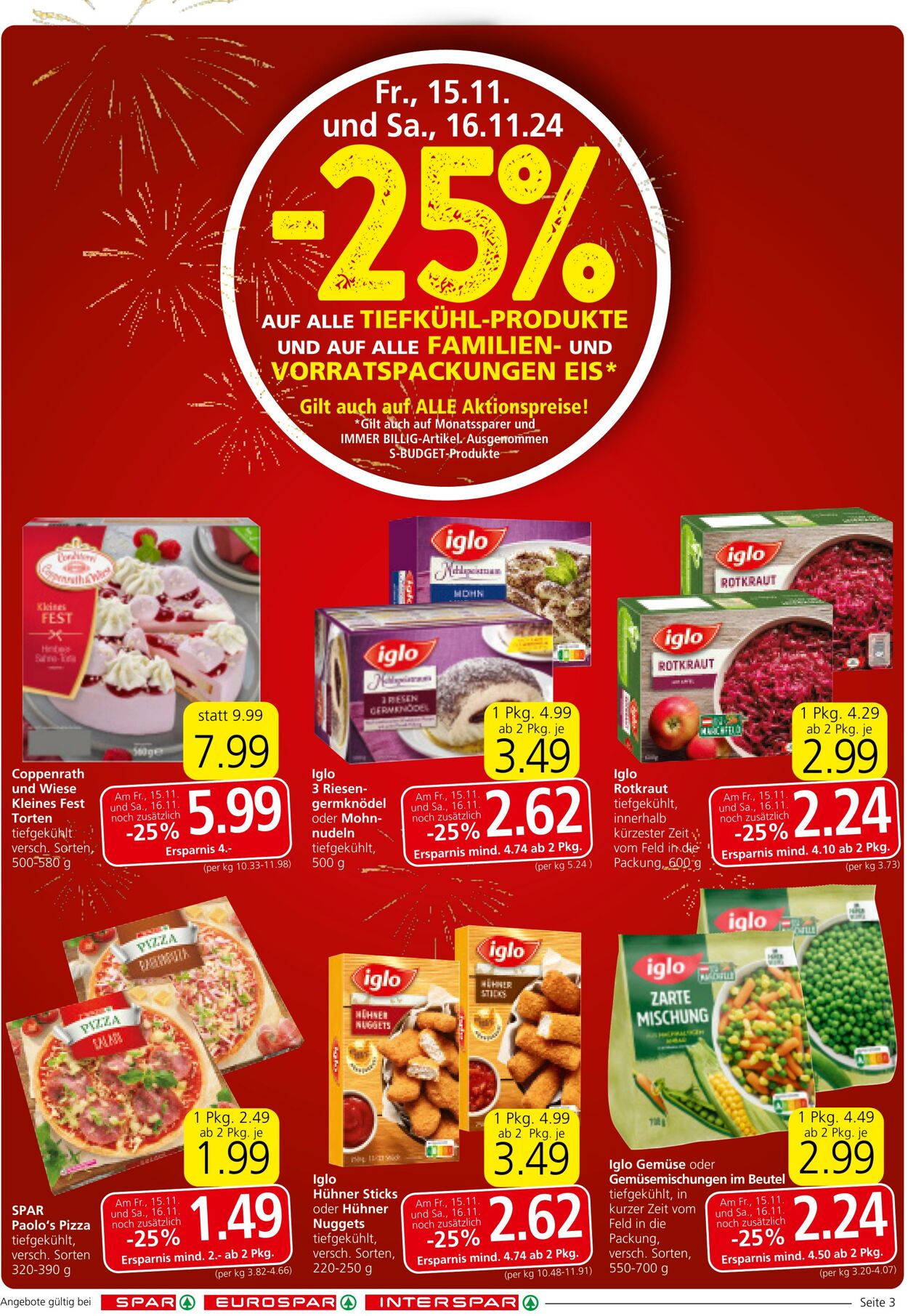 Prospekt Spar 14.11.2024 - 27.11.2024