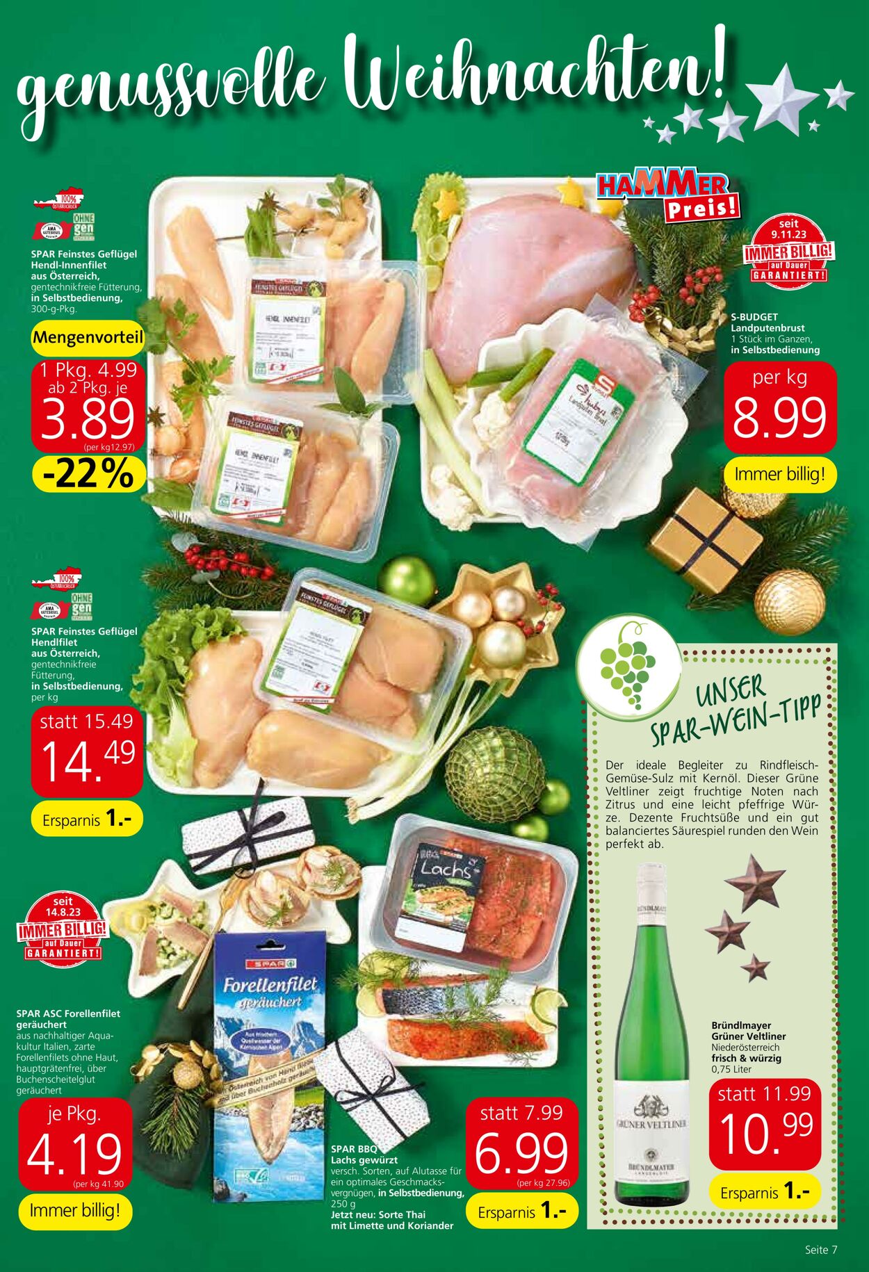 Prospekt Spar 14.12.2023 - 30.12.2023