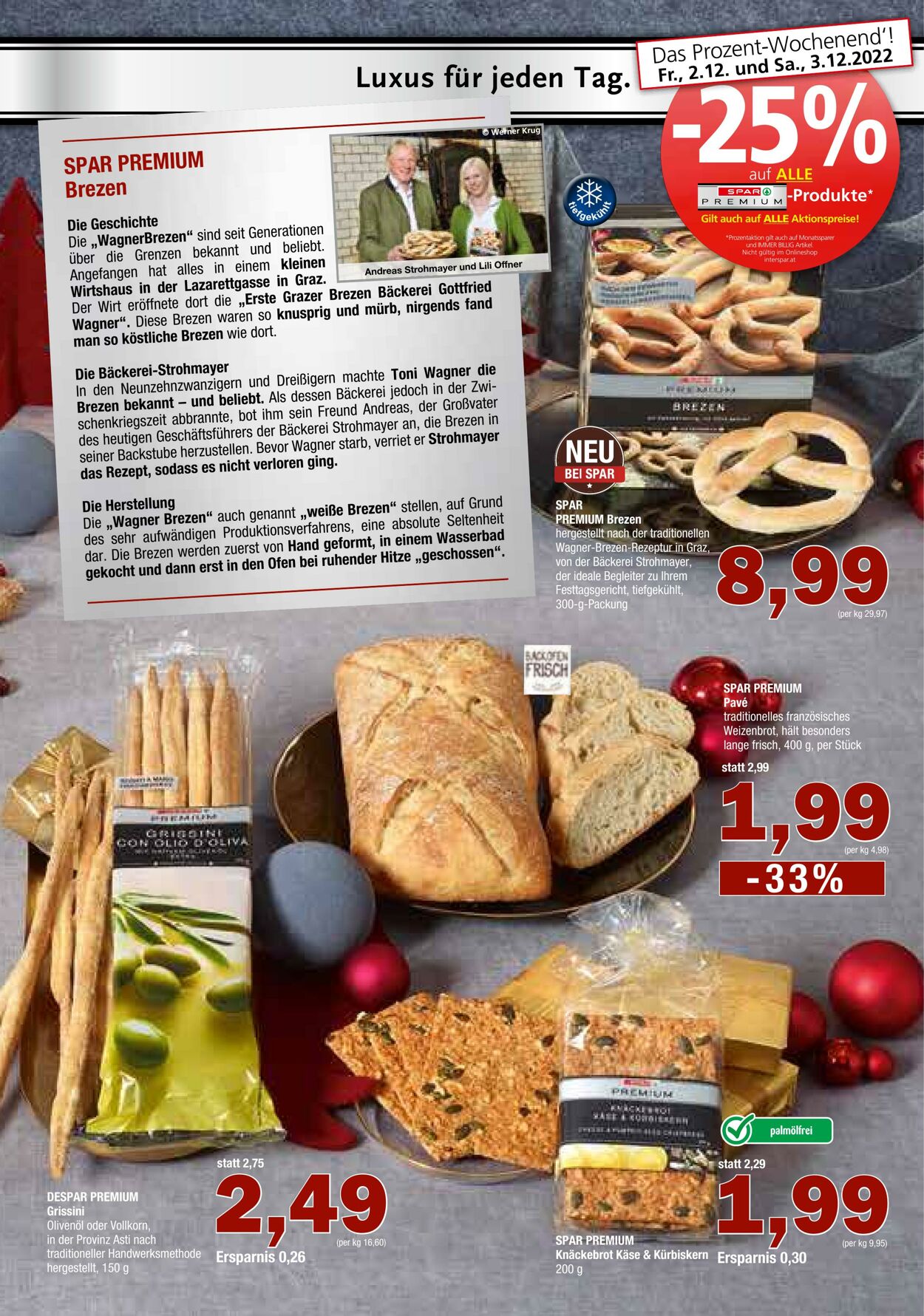 Prospekt Spar 30.11.2022 - 11.01.2023