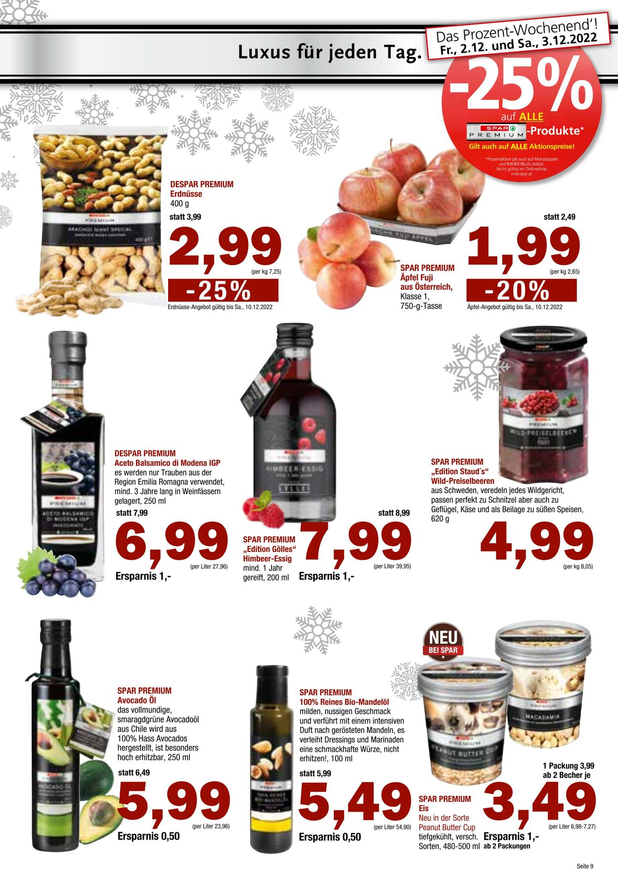 Prospekt Spar 30.11.2022 - 11.01.2023