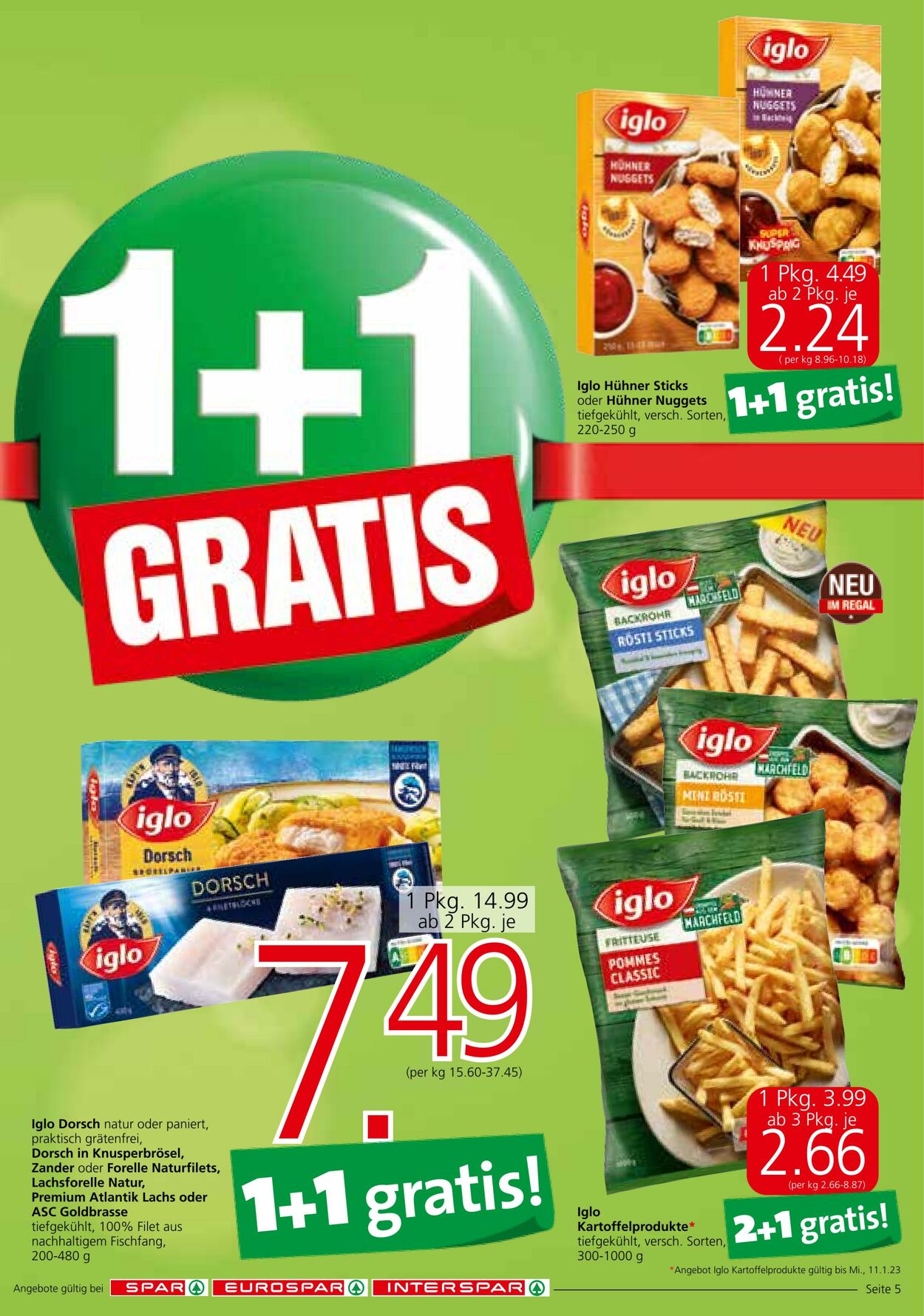 Prospekt Spar 02.01.2023 - 18.01.2023