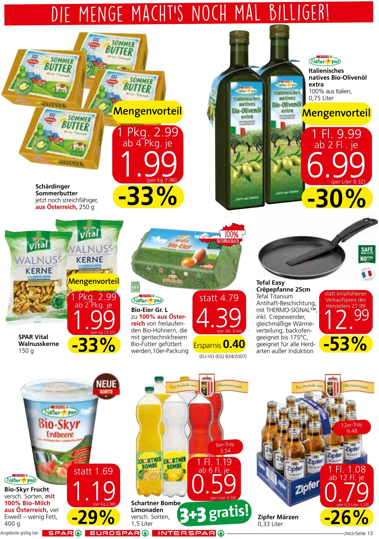 Prospekt Spar 14.07.2022 - 27.07.2022