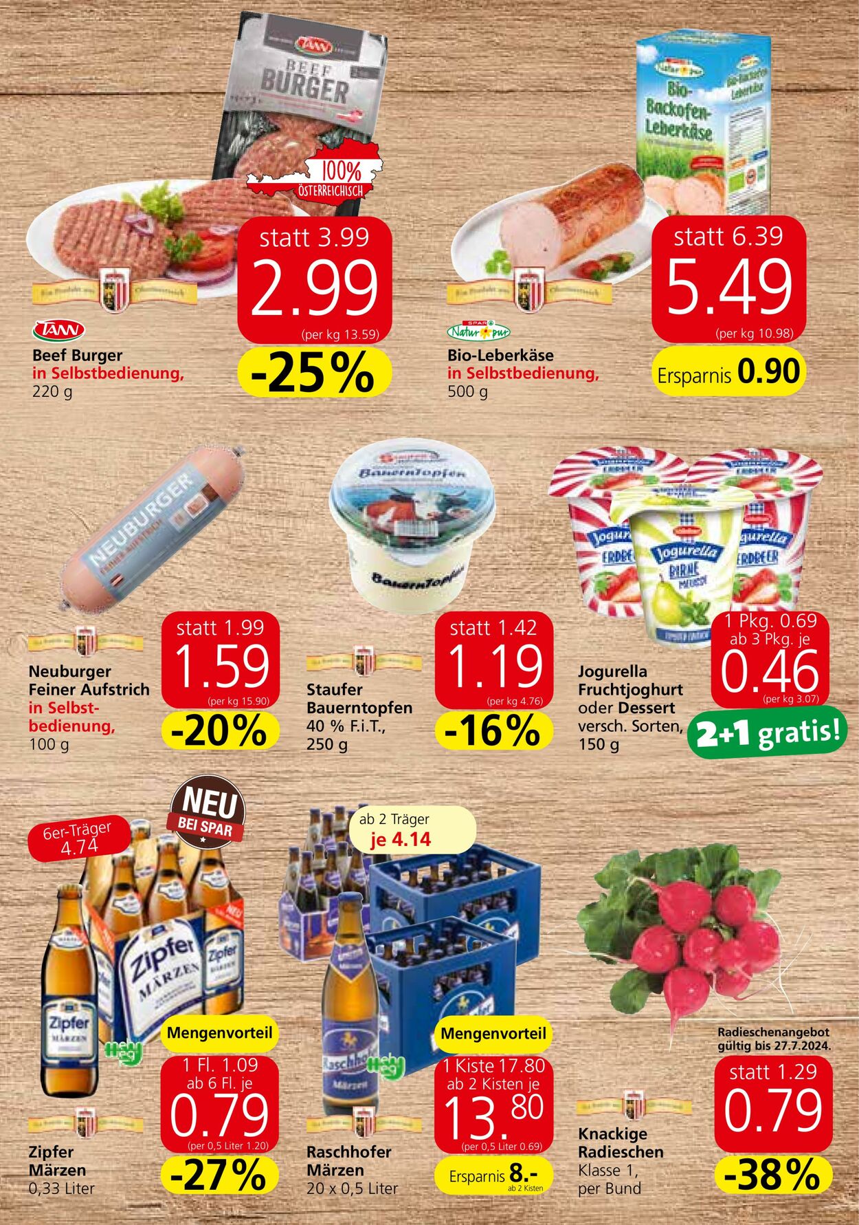 Prospekt Spar 25.07.2024 - 07.08.2024