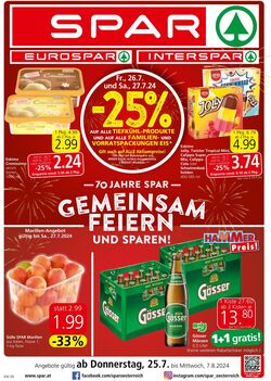 Prospekt Spar 25.07.2024 - 07.08.2024