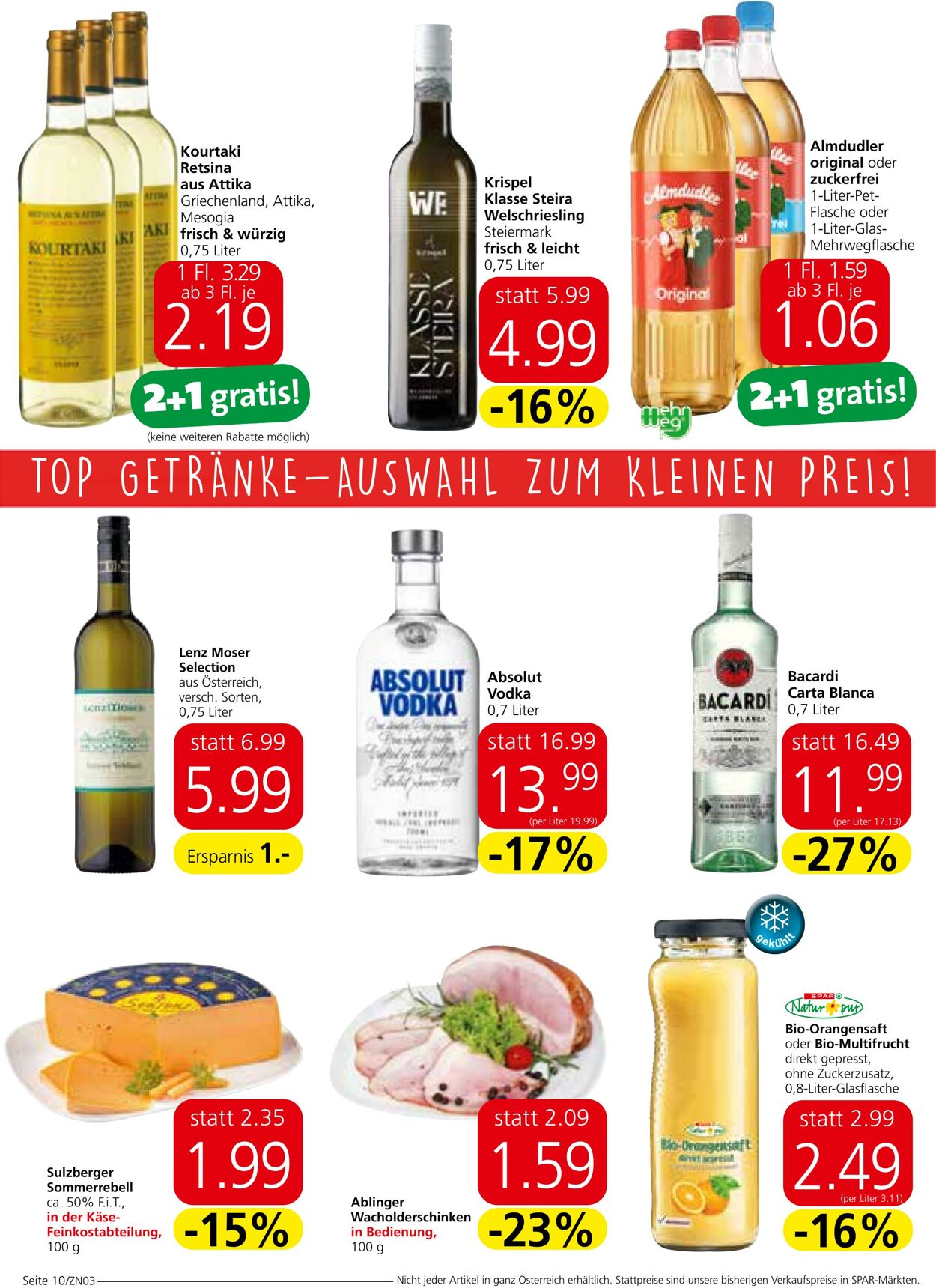 Prospekt Spar 11.08.2022 - 24.08.2022