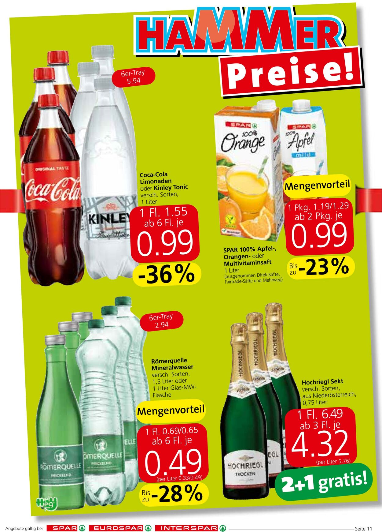 Prospekt Spar 11.08.2022 - 24.08.2022