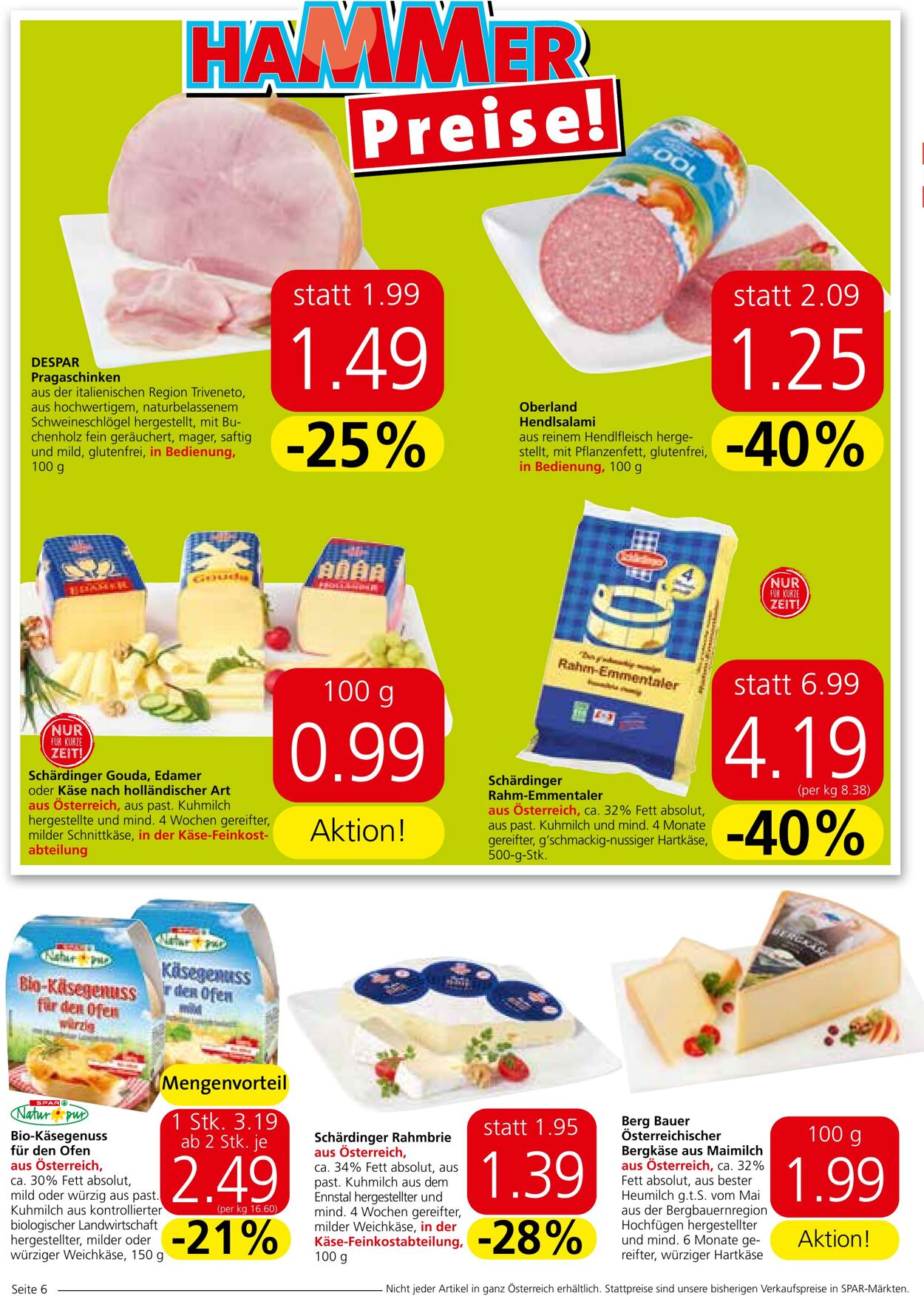 Prospekt Spar 03.11.2022 - 16.11.2022