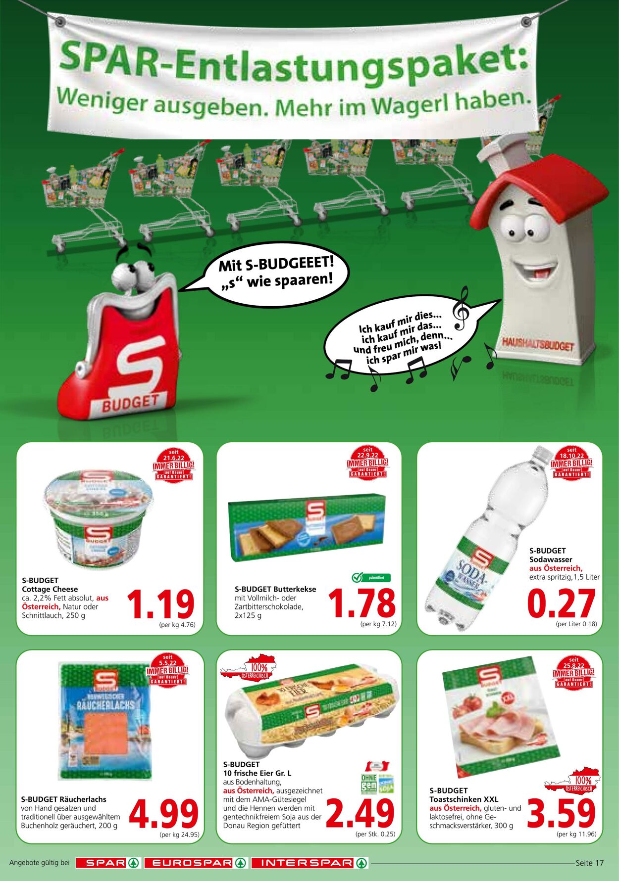 Prospekt Spar 03.11.2022 - 16.11.2022