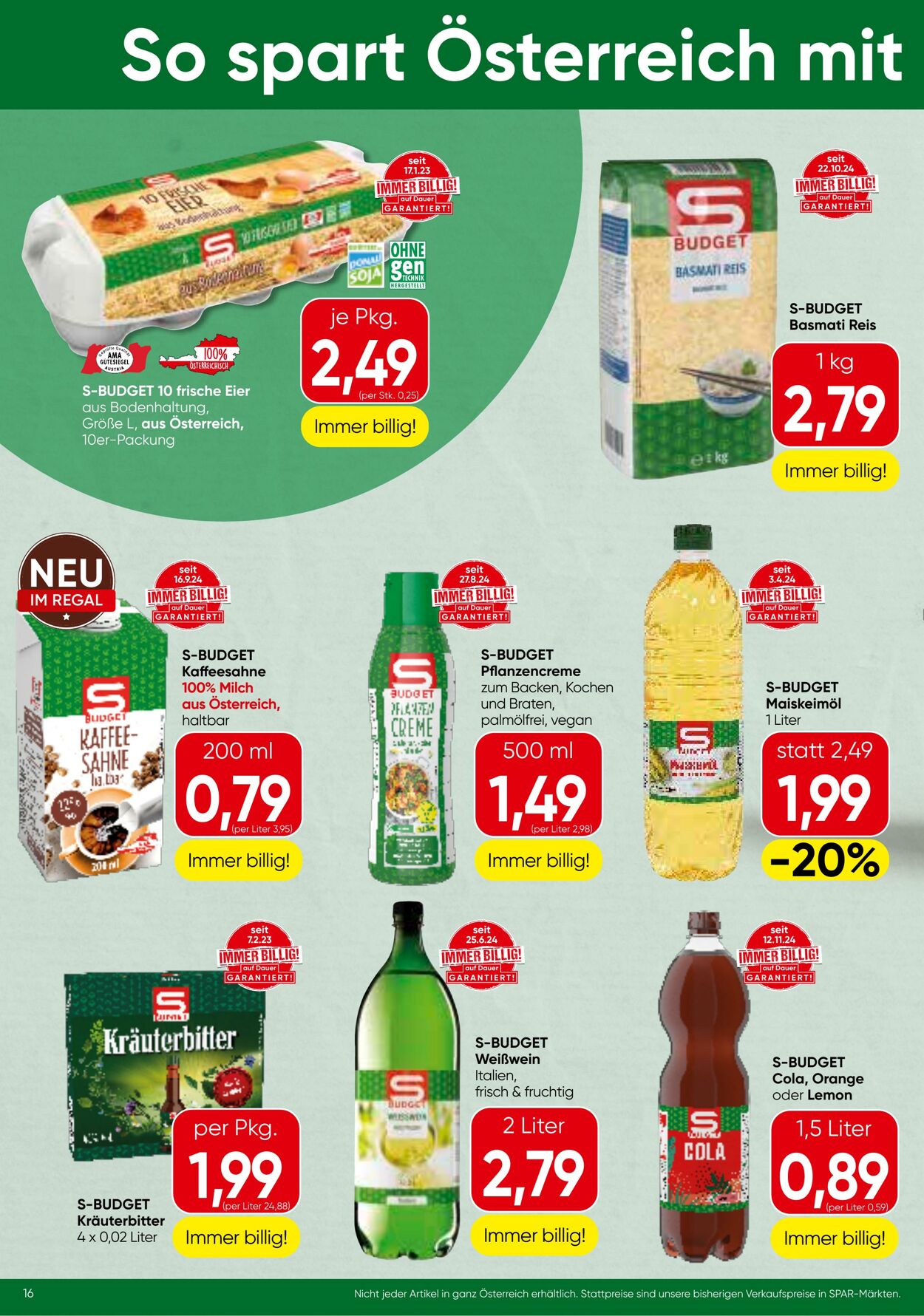 Prospekt Spar 09.01.2025 - 15.01.2025