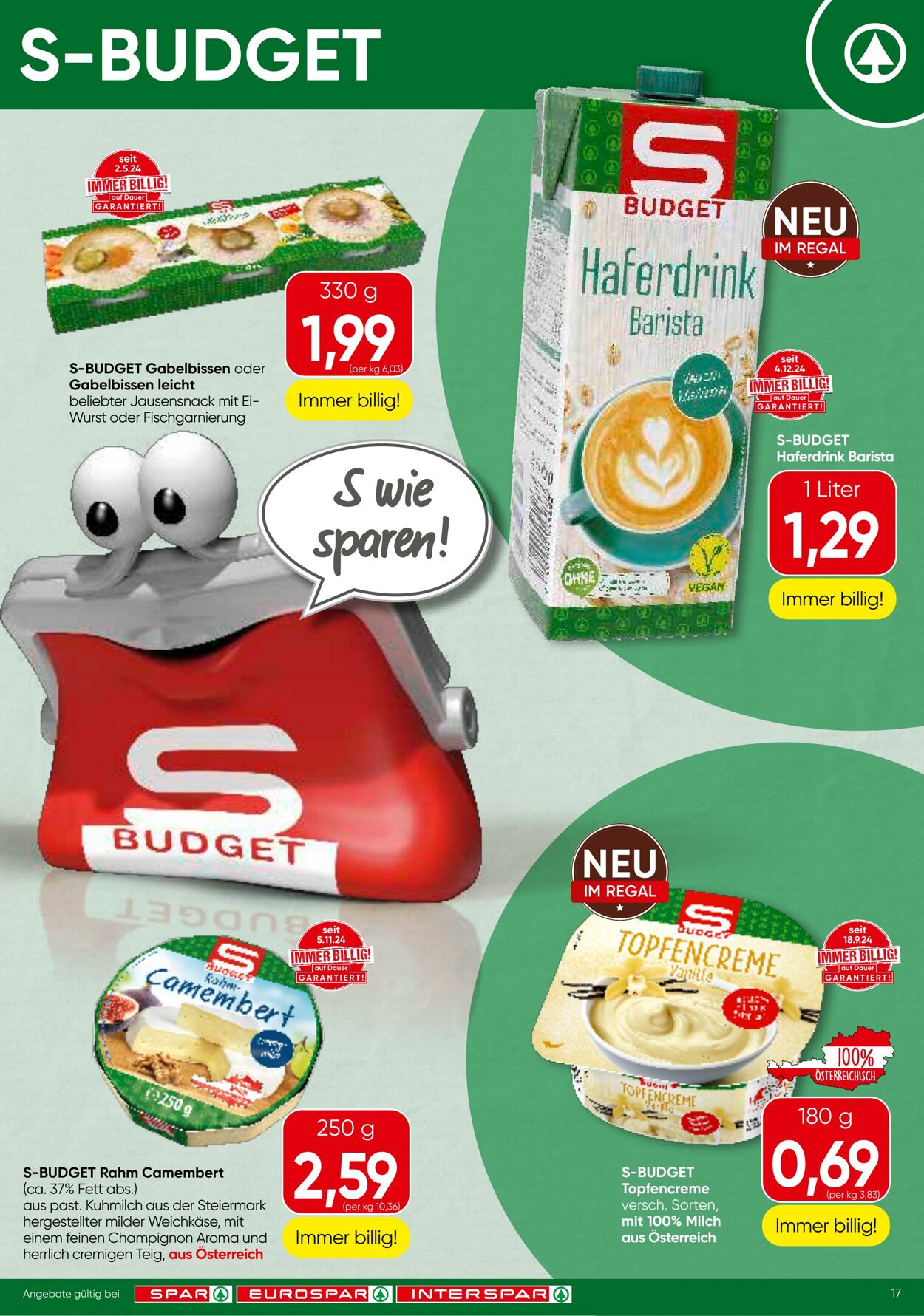 Prospekt Spar 09.01.2025 - 15.01.2025