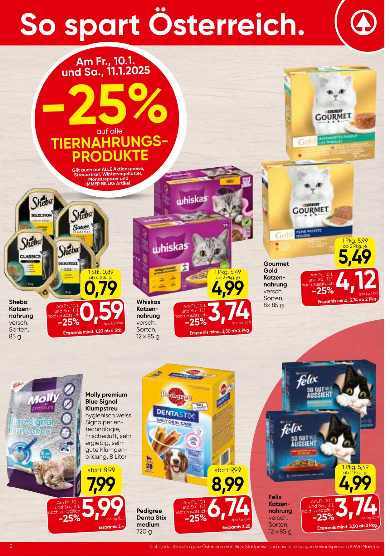 Prospekt Spar 09.01.2025 - 15.01.2025