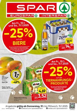 Prospekt Spar 09.01.2025 - 15.01.2025