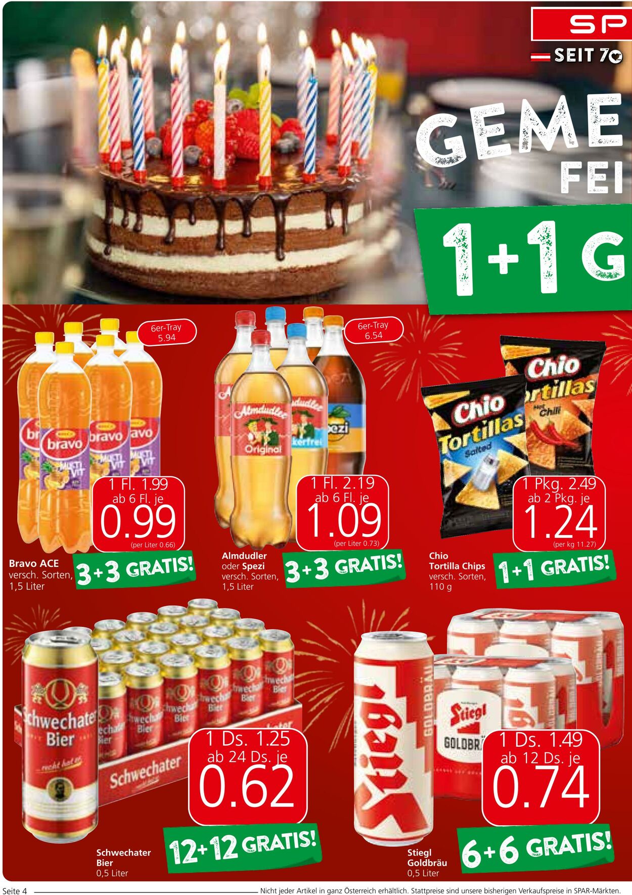 Prospekt Spar 25.07.2024 - 08.08.2024
