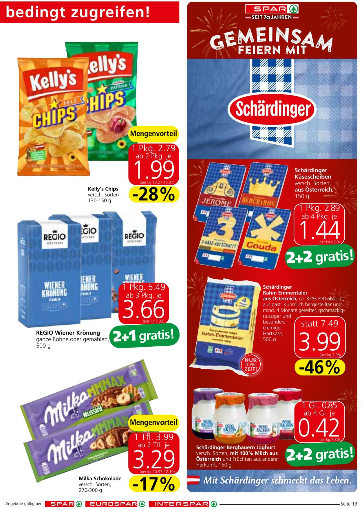 Prospekt Spar 25.07.2024 - 08.08.2024