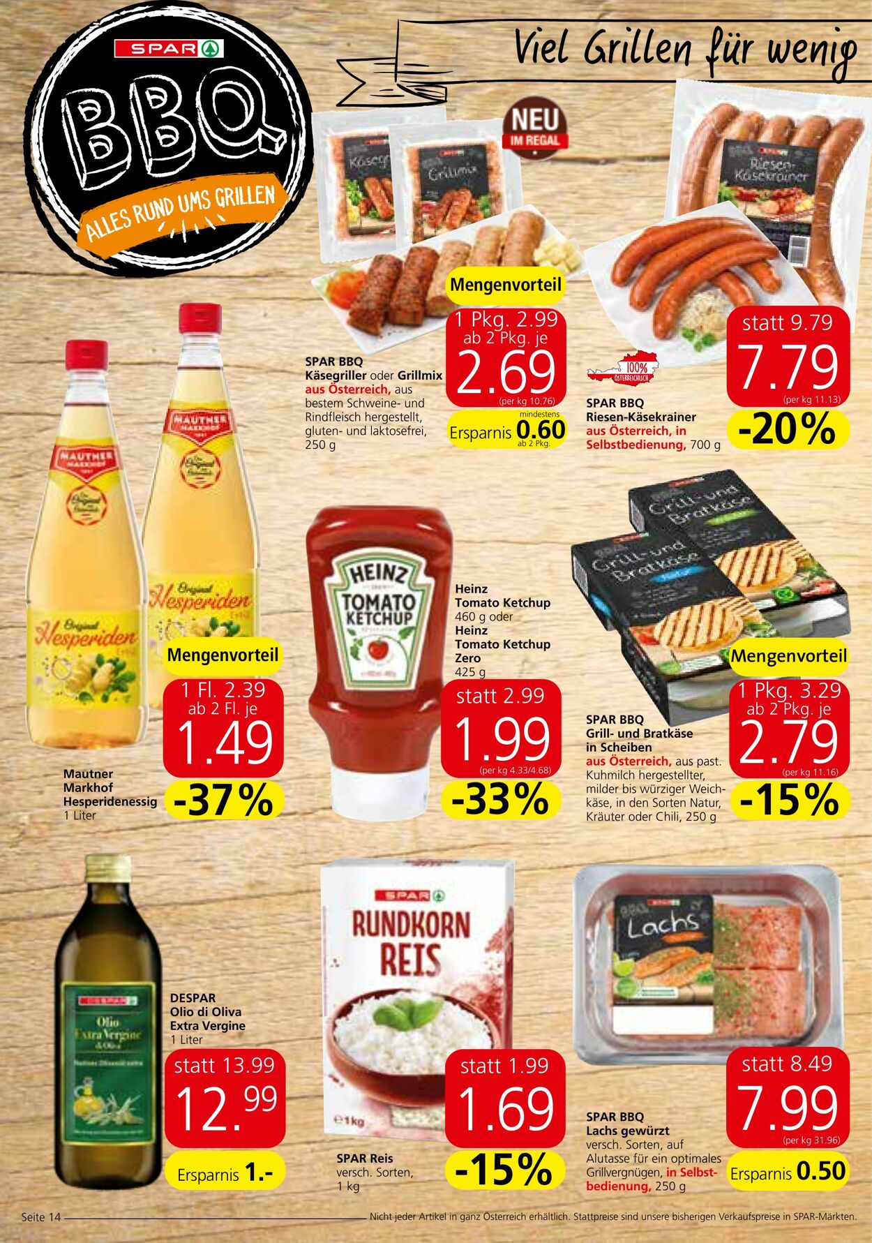 Prospekt Spar 25.07.2024 - 08.08.2024