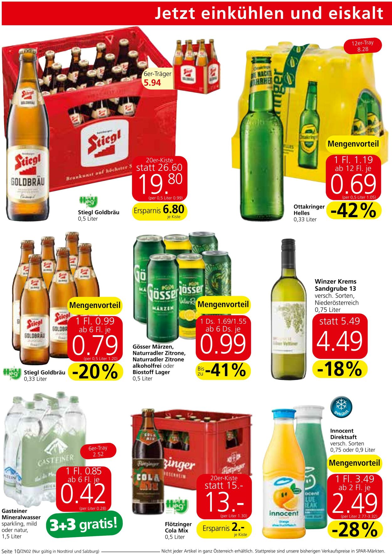 Prospekt Spar 08.08.2024 - 21.08.2024