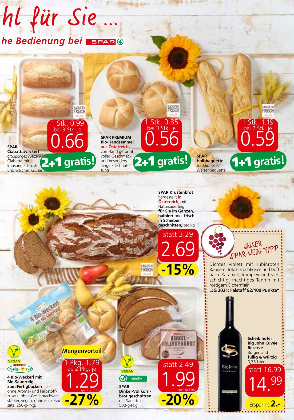 Prospekt Spar 08.08.2024 - 21.08.2024