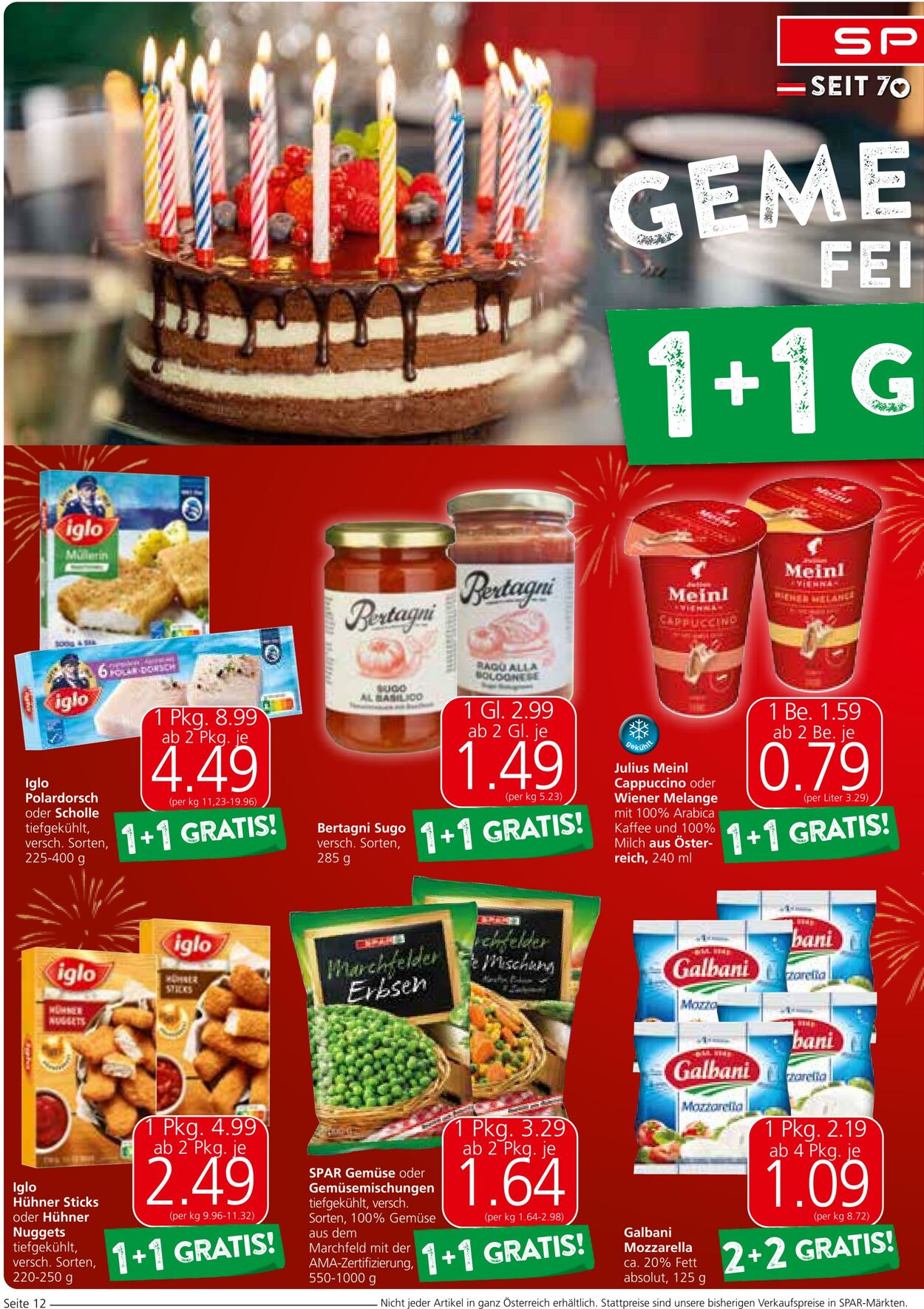 Prospekt Spar 08.08.2024 - 21.08.2024