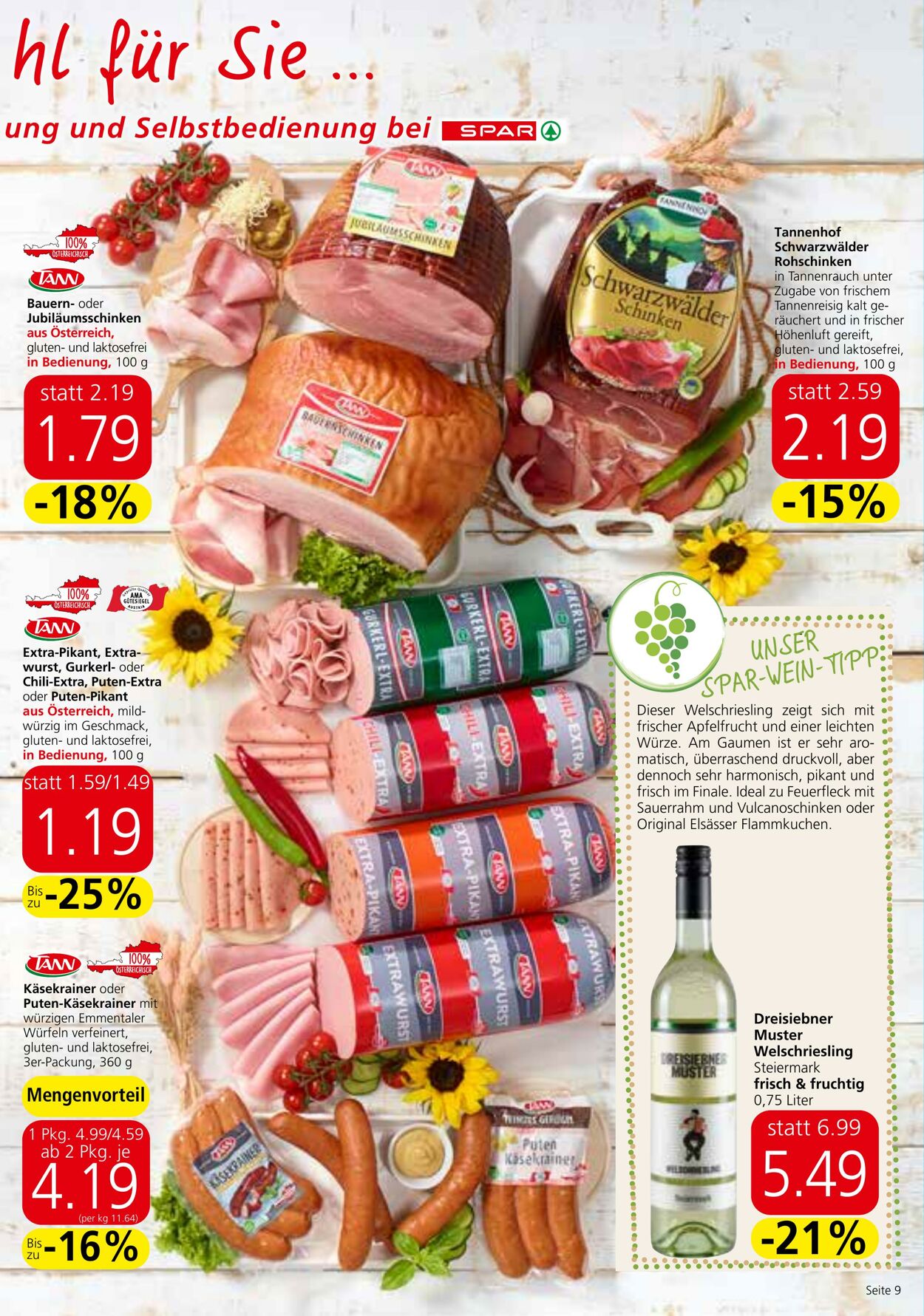 Prospekt Spar 08.08.2024 - 21.08.2024