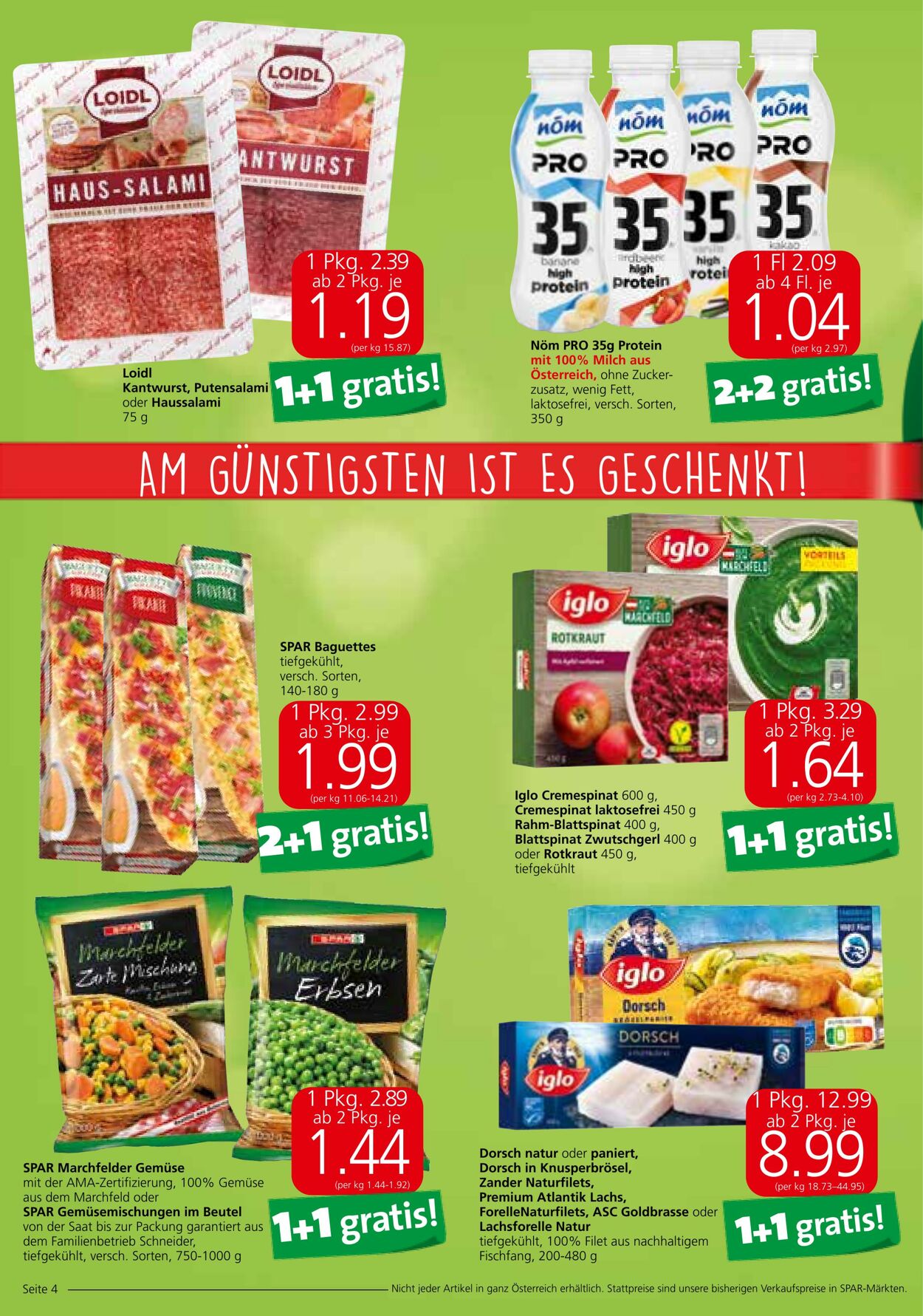 Prospekt Spar 25.08.2022 - 07.09.2022