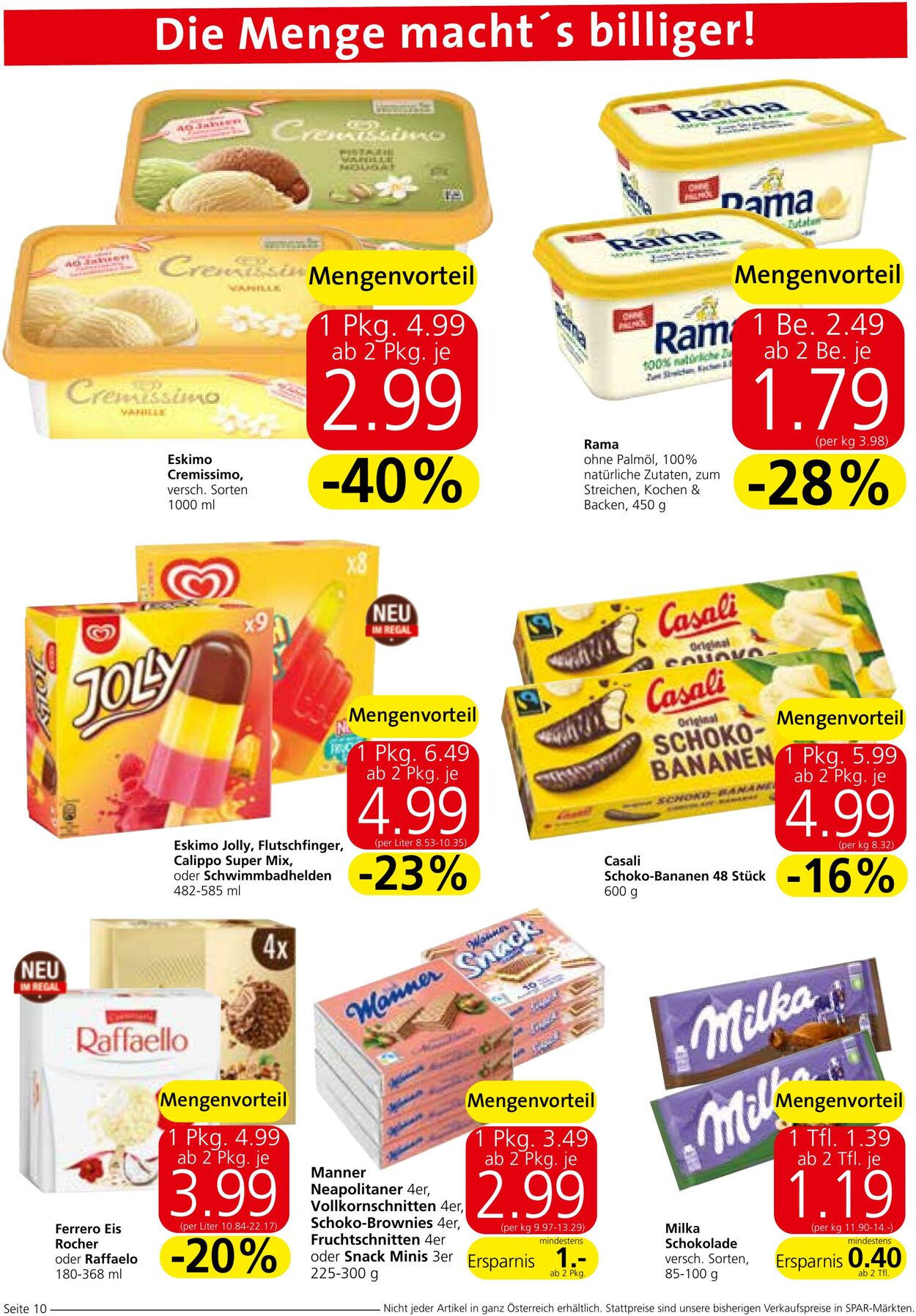 Prospekt Spar 31.08.2023 - 13.09.2023