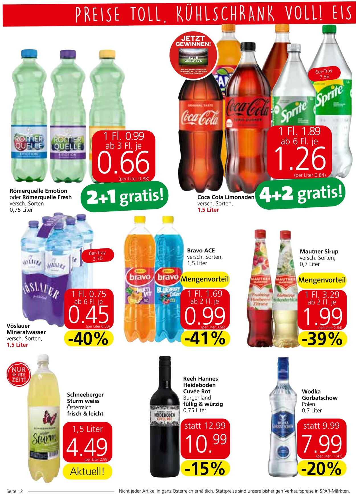 Prospekt Spar 15.09.2022 - 21.09.2022