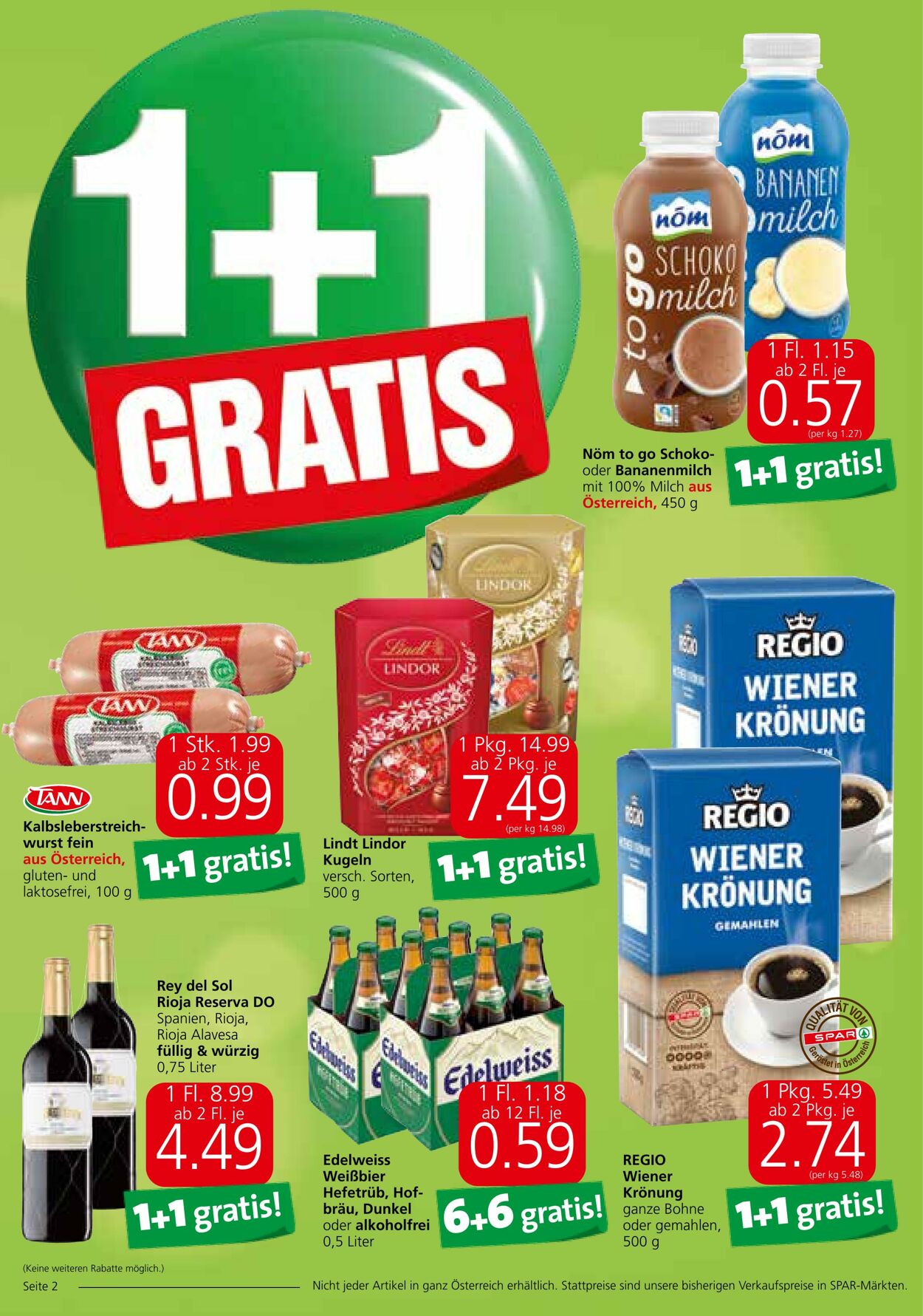 Prospekt Spar 29.09.2022 - 05.10.2022