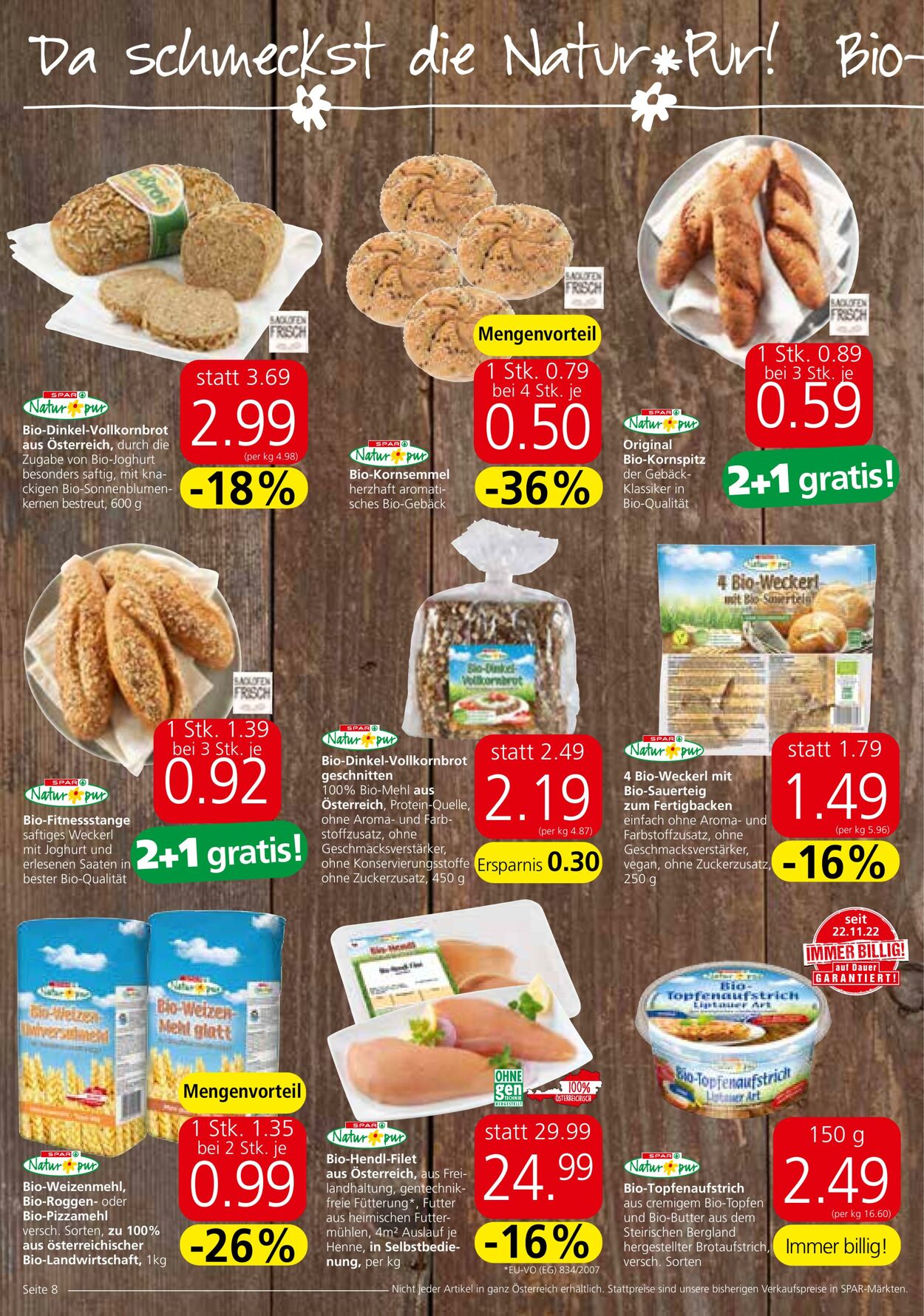 Prospekt Spar 31.10.2024 - 13.11.2024