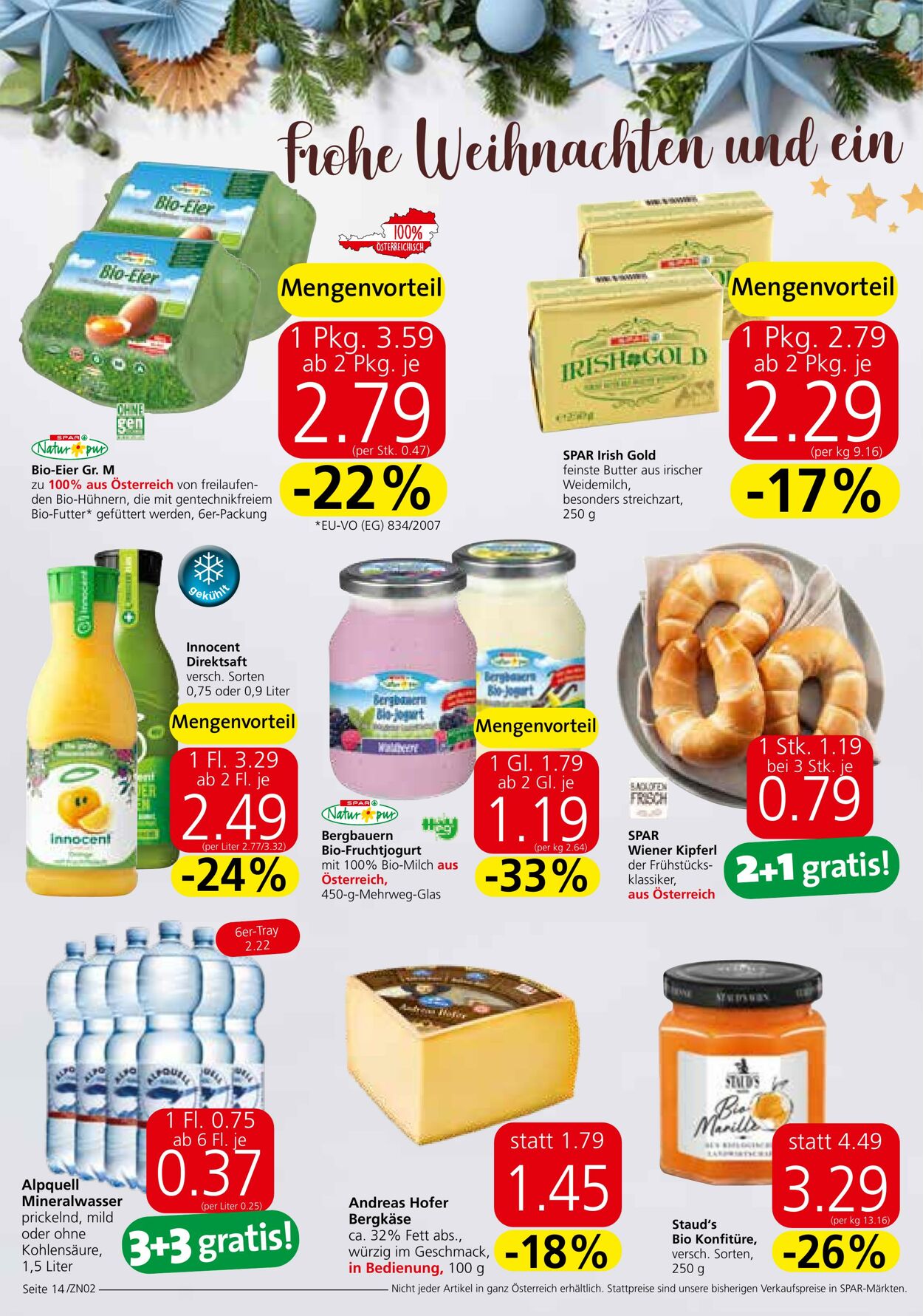 Prospekt Spar 15.12.2022 - 31.12.2022