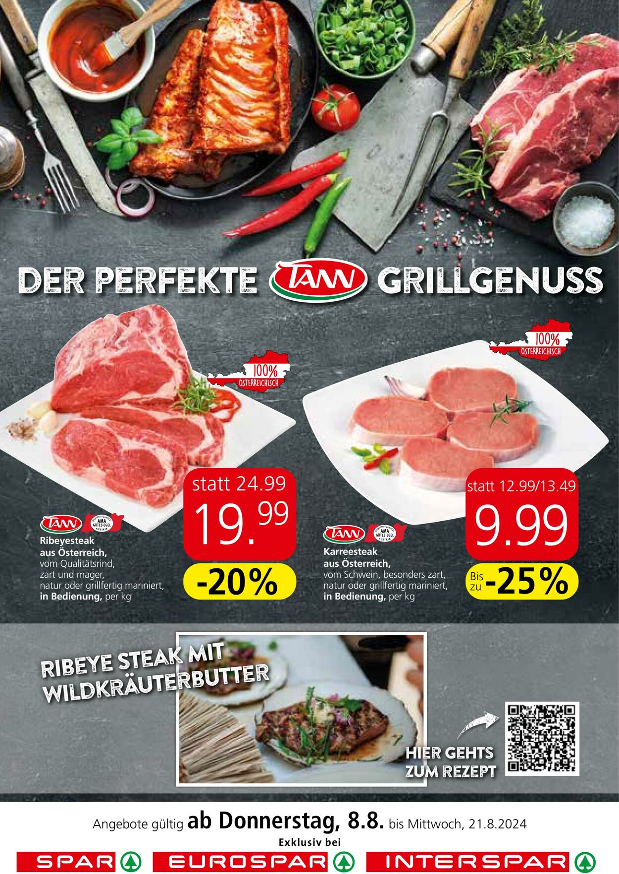 Prospekt Spar 08.08.2024 - 21.08.2024