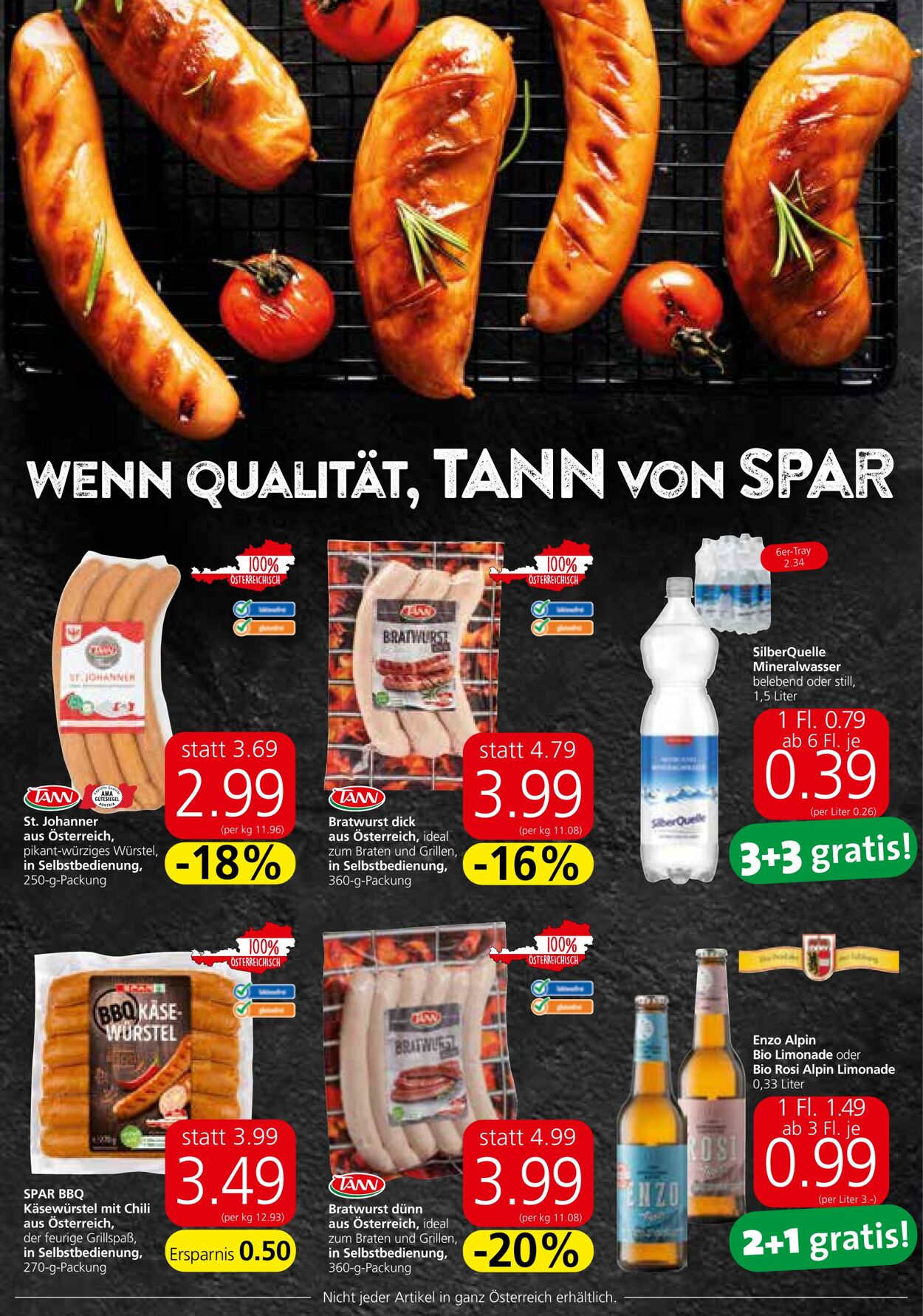 Prospekt Spar 08.08.2024 - 21.08.2024