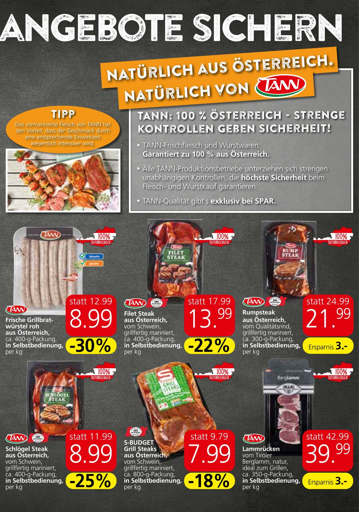 Prospekt Spar 08.08.2024 - 21.08.2024