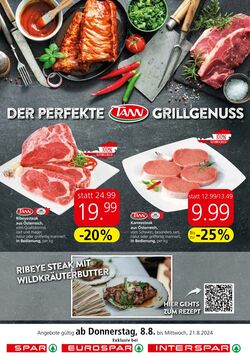 Prospekt Spar 08.08.2024 - 21.08.2024