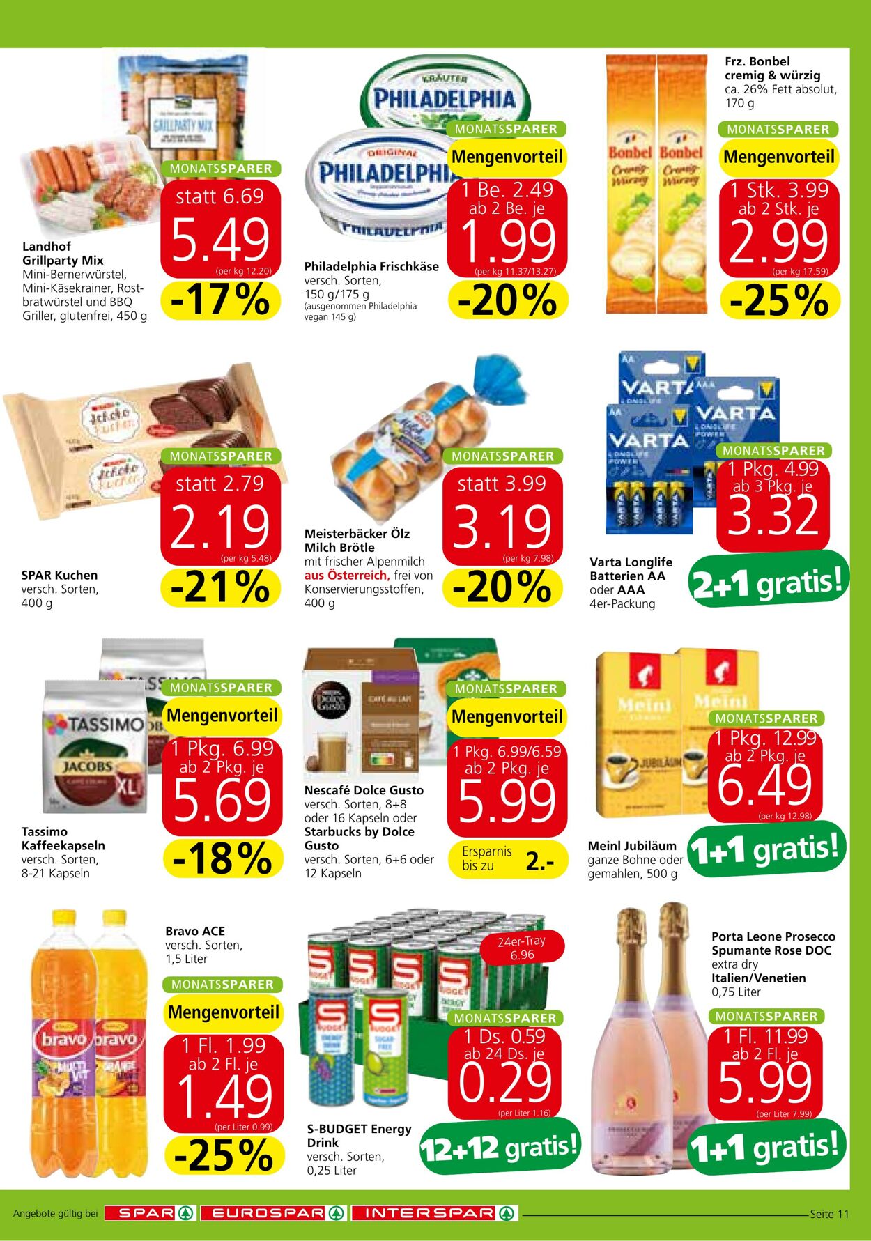 Prospekt Spar 10.10.2024 - 06.11.2024