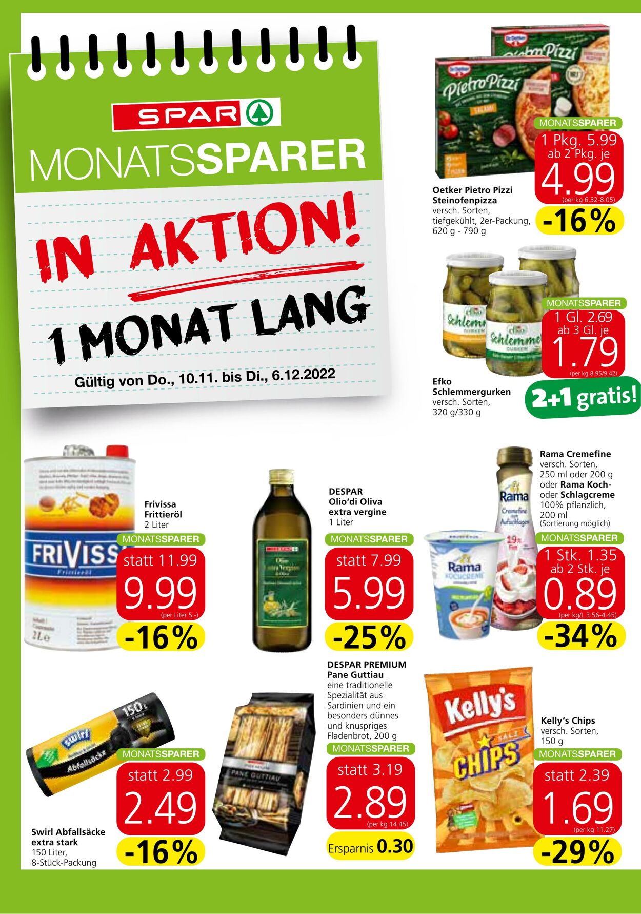 Prospekt Spar 10.11.2022 - 06.12.2022