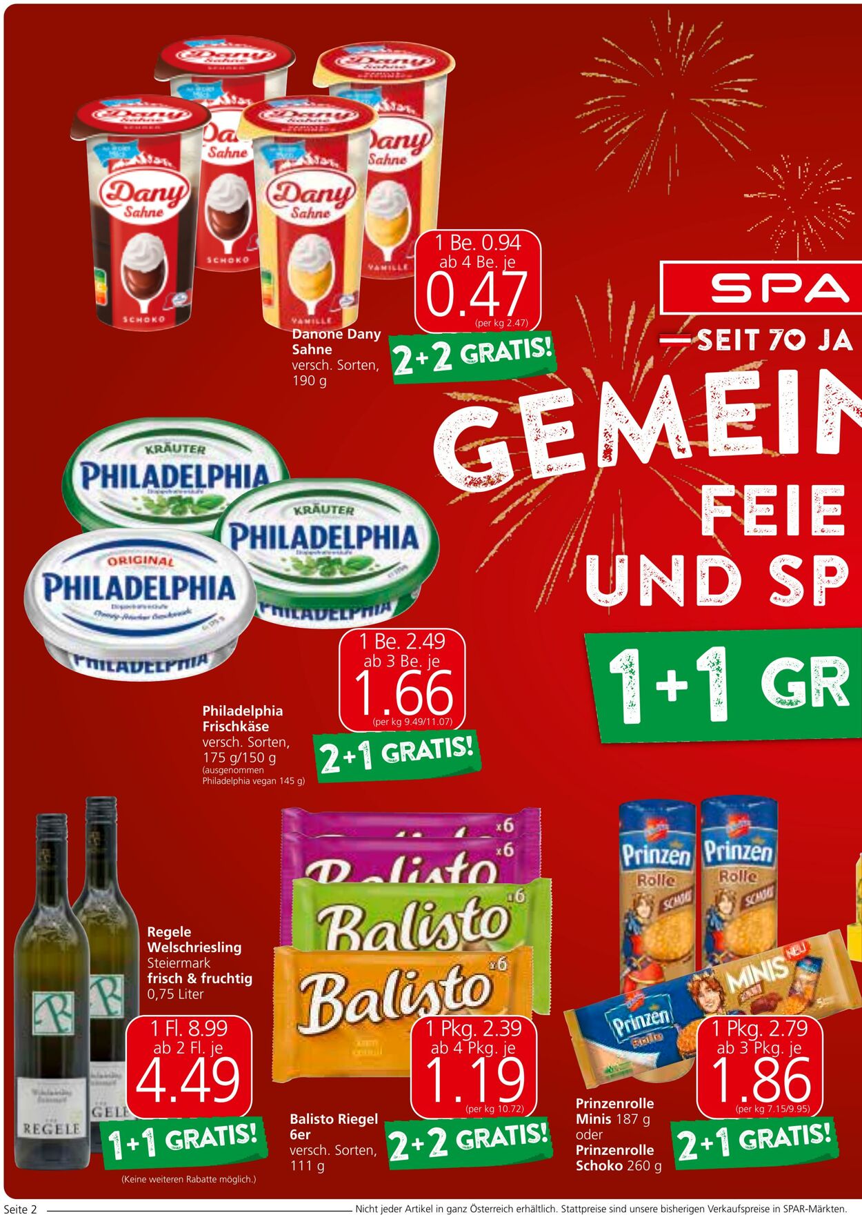 Prospekt Spar 21.11.2024 - 27.11.2024