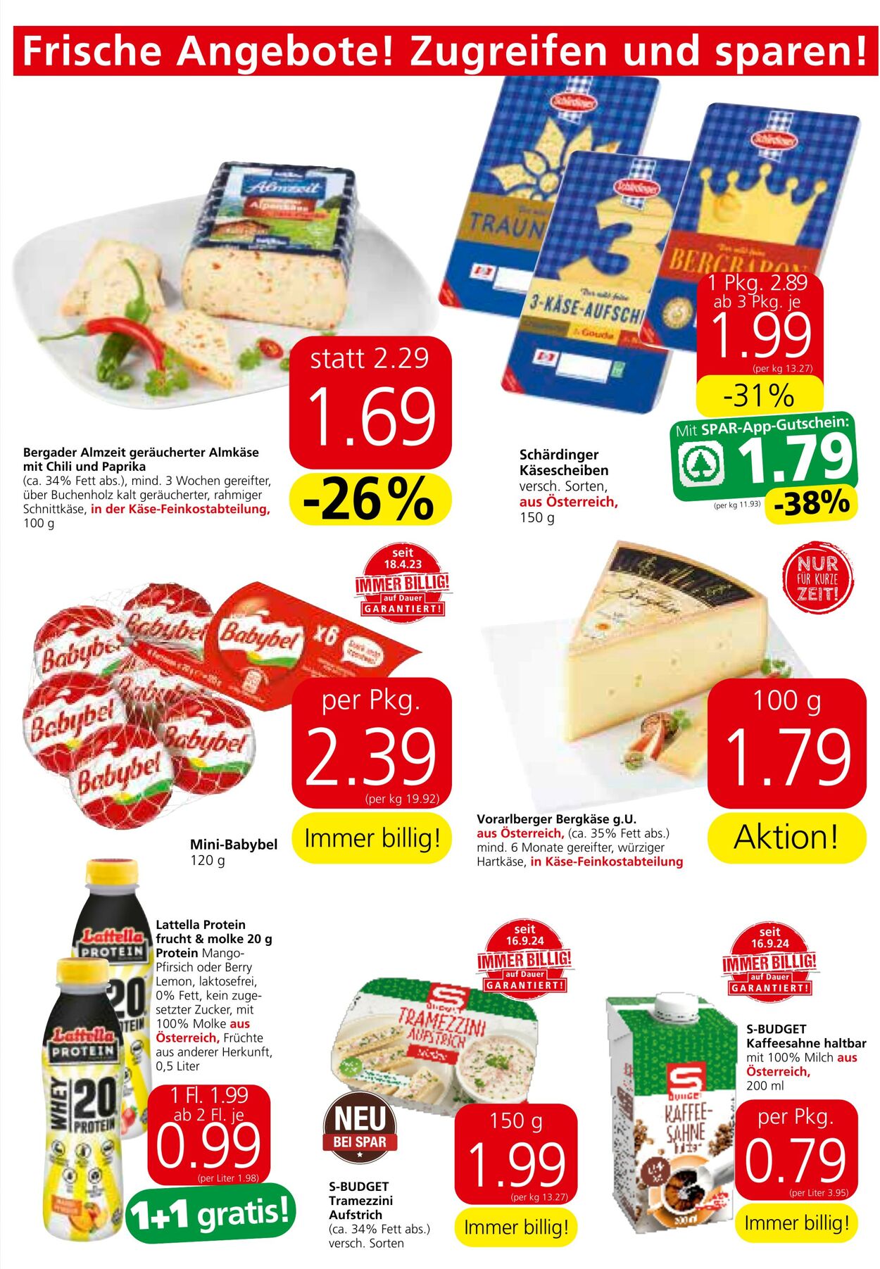 Prospekt Spar 21.11.2024 - 27.11.2024