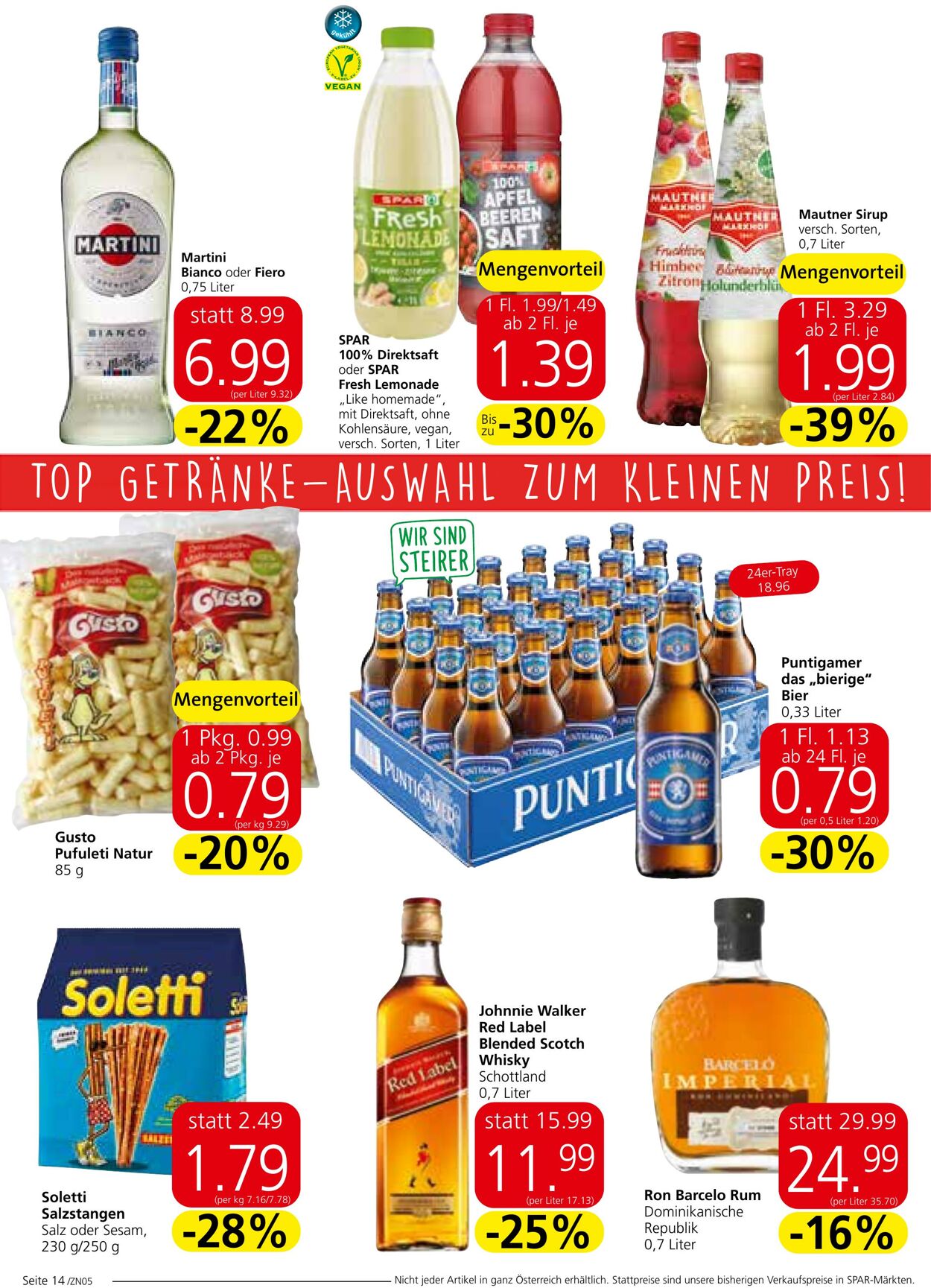 Prospekt Spar 14.07.2022 - 27.07.2022