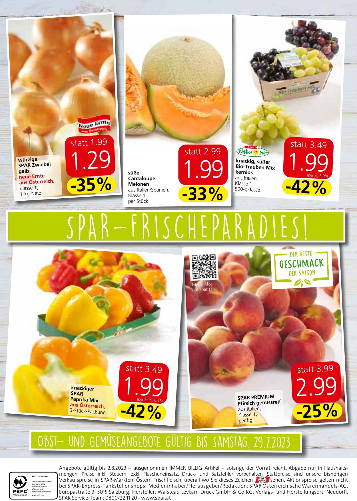 Prospekt Spar 27.07.2023 - 02.08.2023