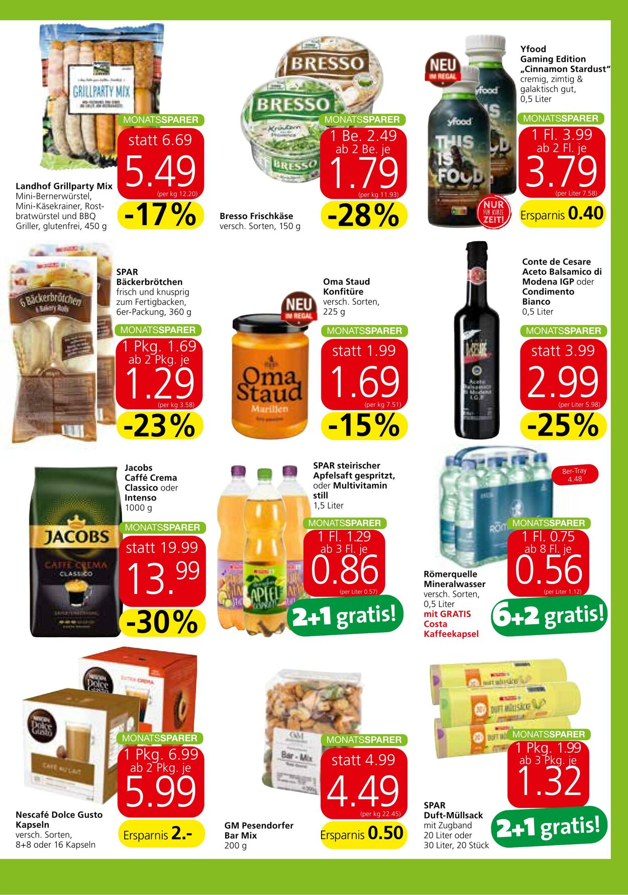 Prospekt Spar 10.08.2023 - 16.08.2023