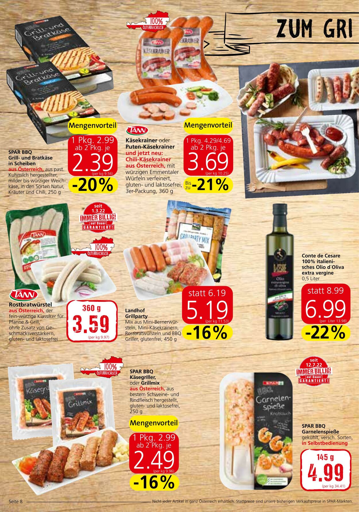 Prospekt Spar 11.08.2022 - 24.08.2022